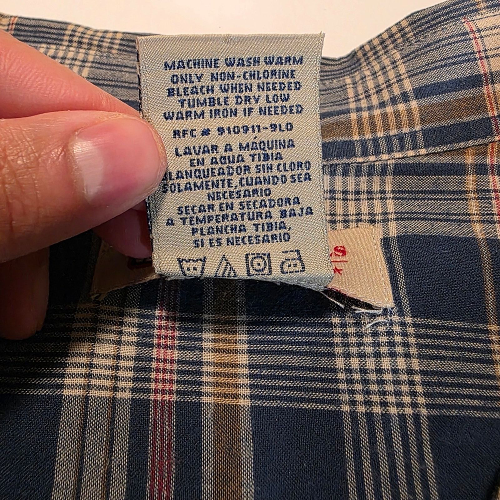 Faded Glory Men's Blue Plaid Shirt 3XL Size US XXL / EU 58 / 5 - 3 Thumbnail