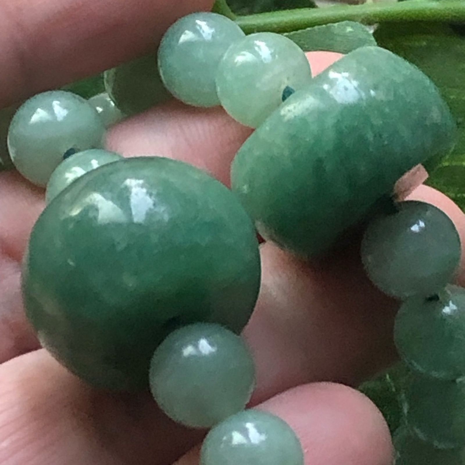 Jewelry Vintage hand crafted green aventurine necklace Size ONE SIZE - 3 Thumbnail