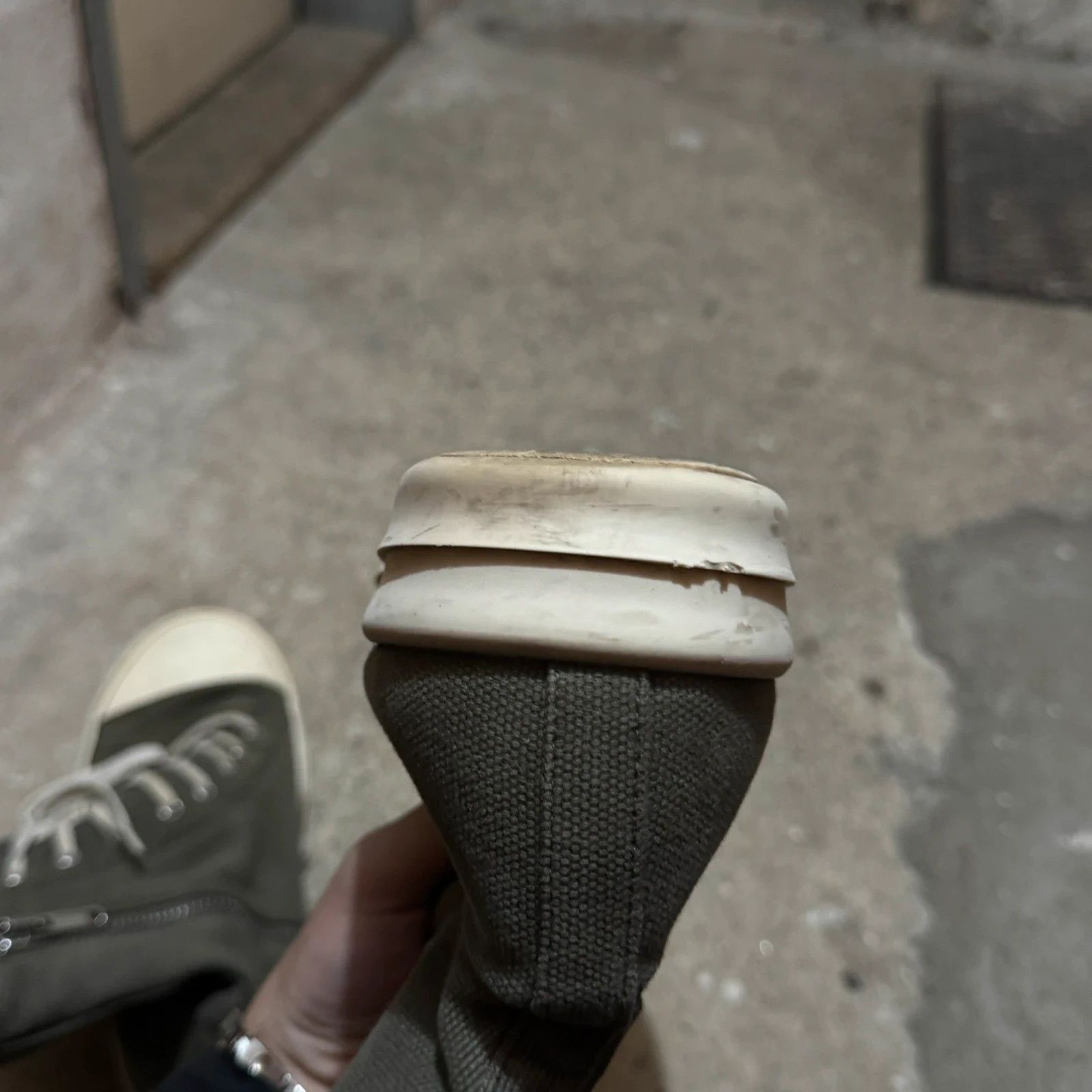 Rick owens drkshdw high top ramones