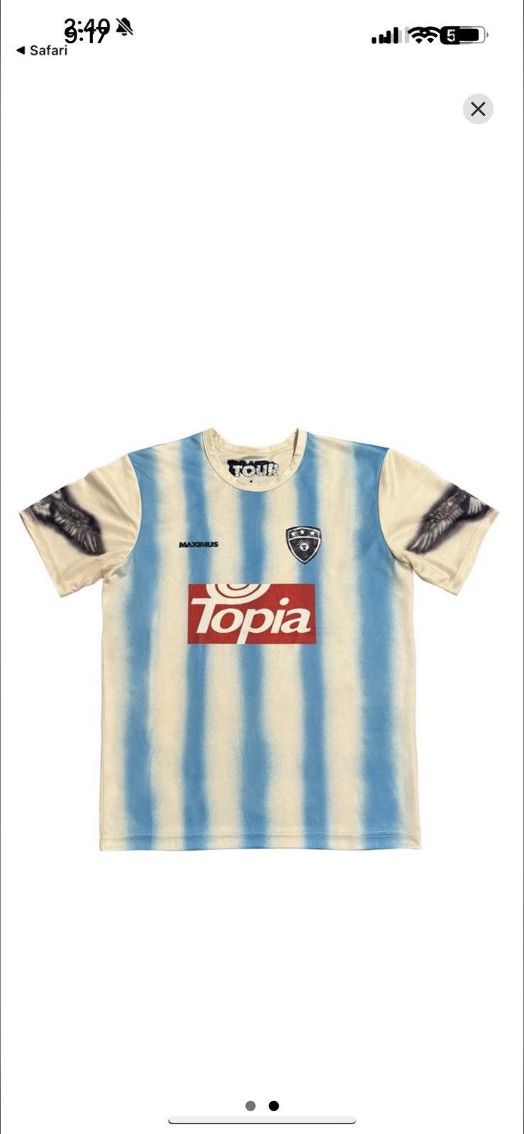 ウェア cactus jack soccer jersey utopia TRAVIS SCOTT Utopia MEXICO SOCCER JERSEY M READY TO SHIP