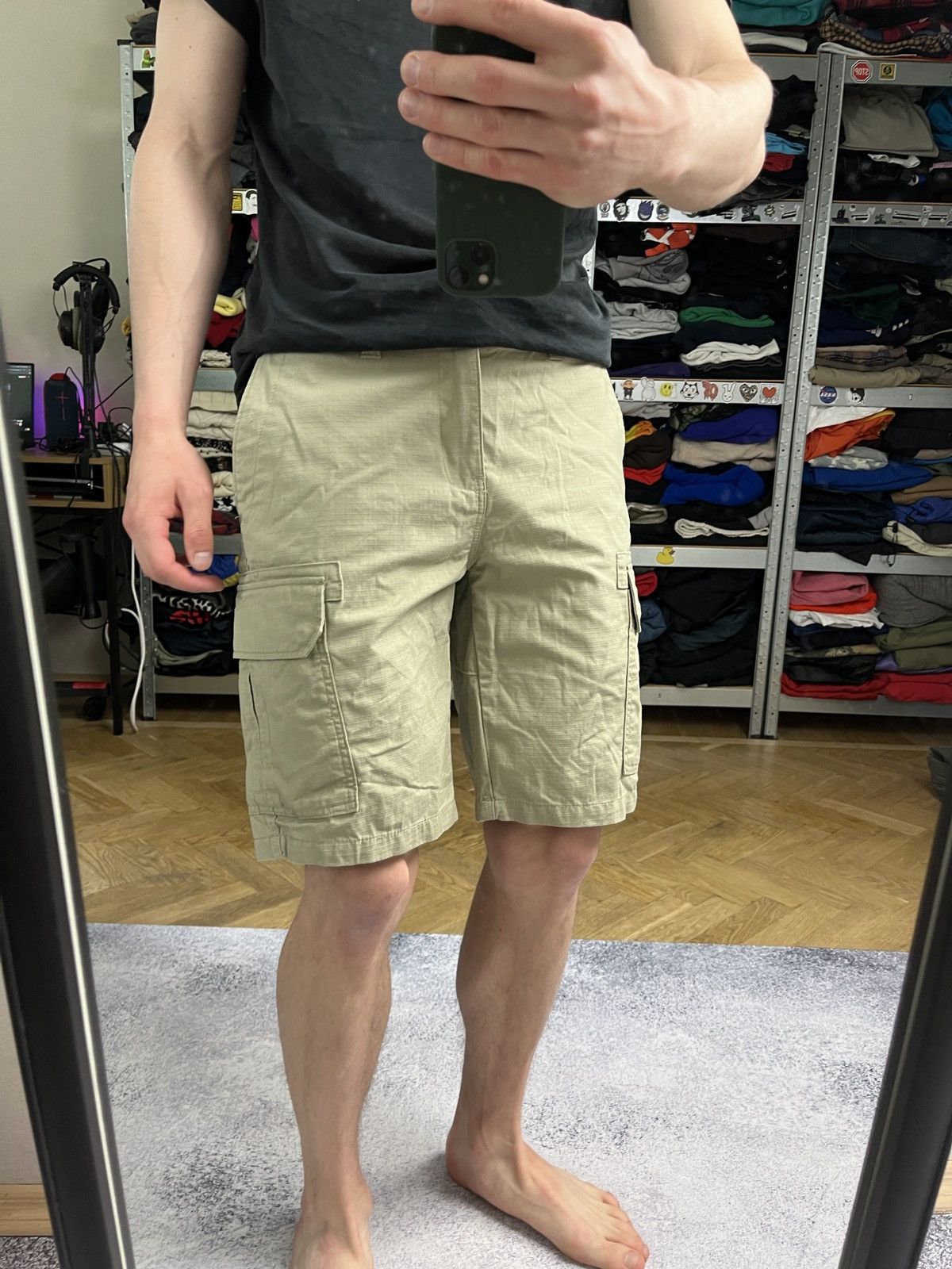 Dickies Crazy Vintage Y2K Dickies Cargo Shorts Baggy Workwear Skater Size US 30 / EU 46 - 2 Thumbnail