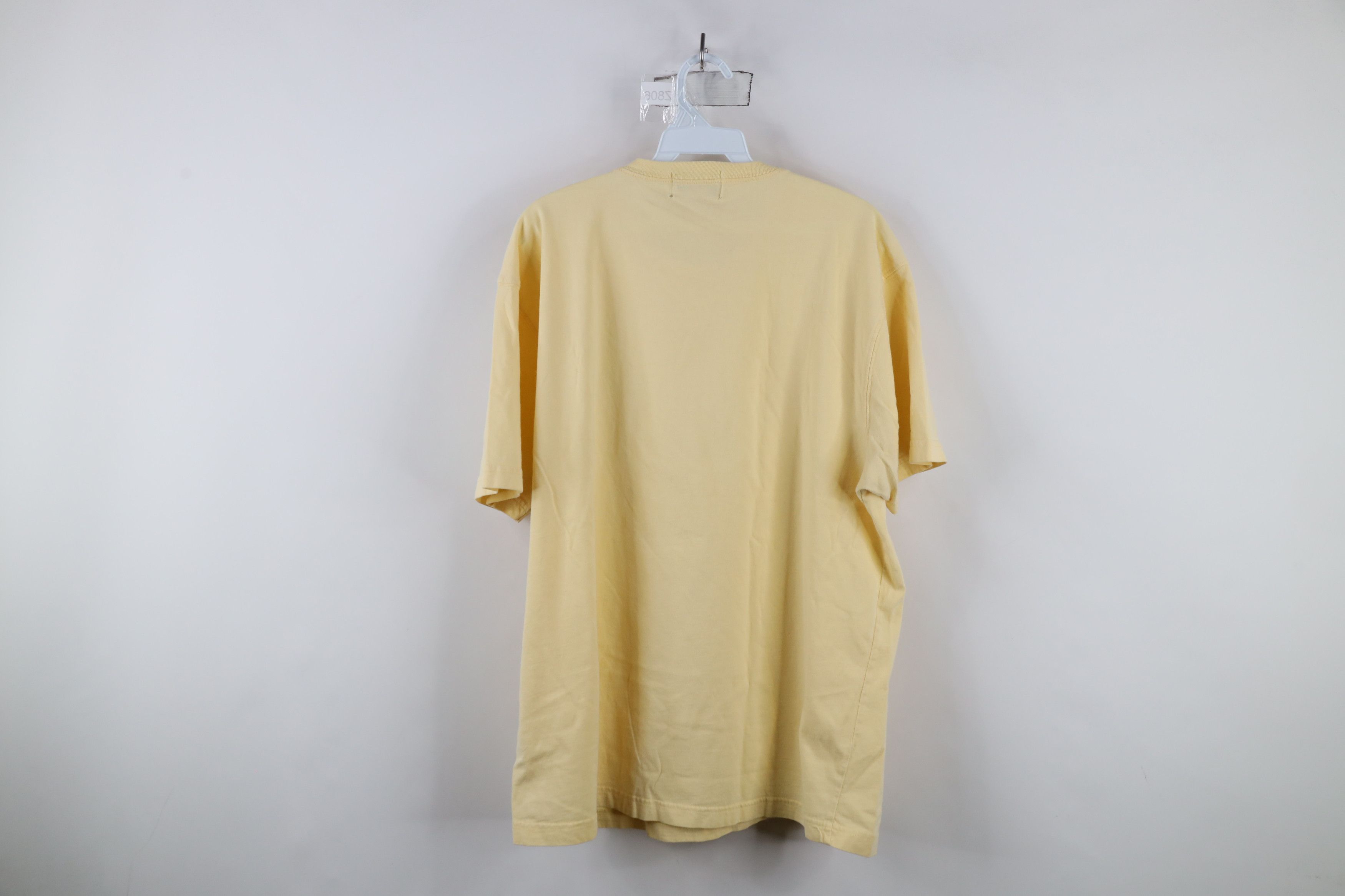 Eddie Bauer × Vintage Vintage 90s Eddie Bauer Cotton Short Sleeve T-Shirt Yellow Size US L / EU 52-54 / 3 - 8 Thumbnail