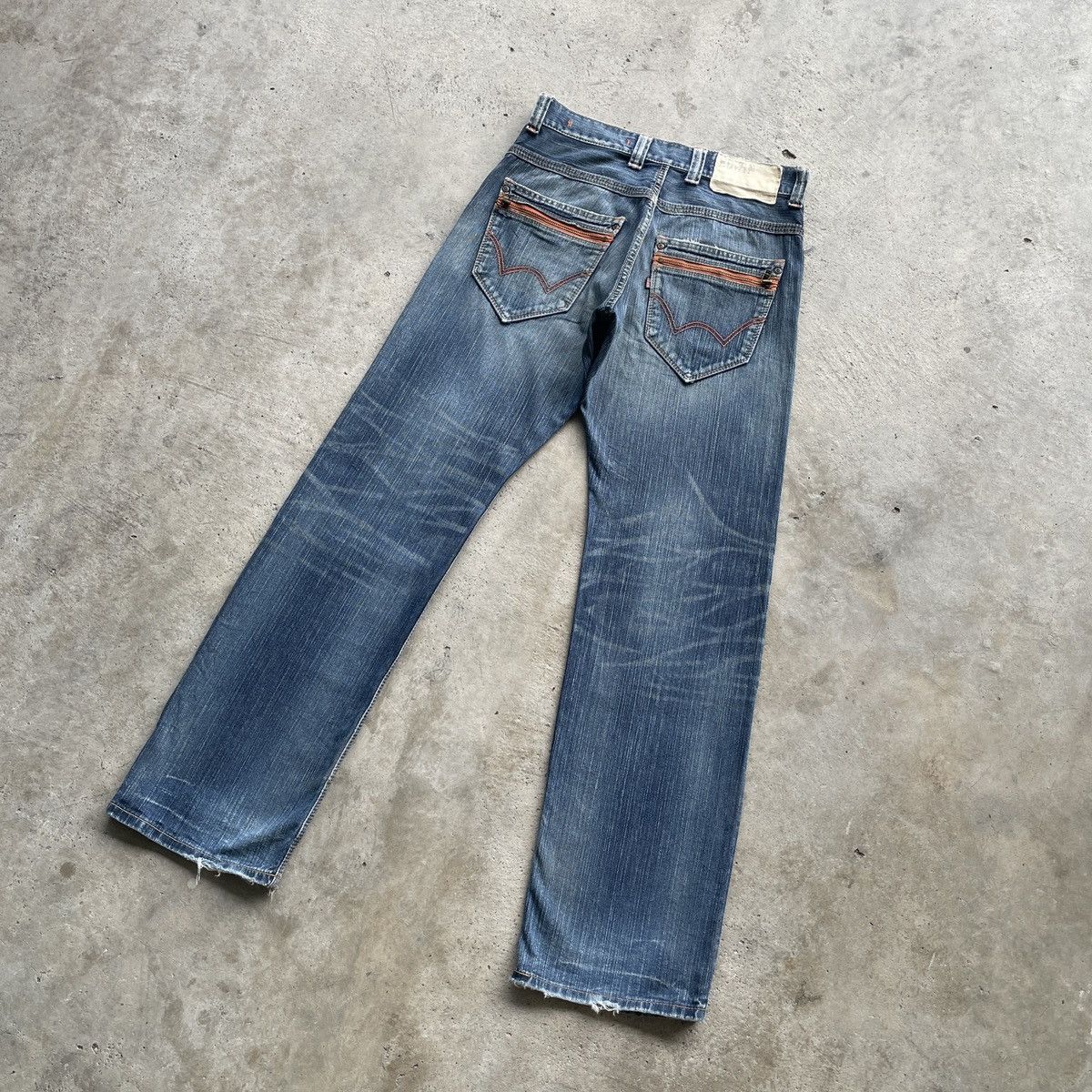 Edwin Vintage Edwin Xv-s Faded Jeans Pants Denim W31x33 Size US 31 - 13 Thumbnail