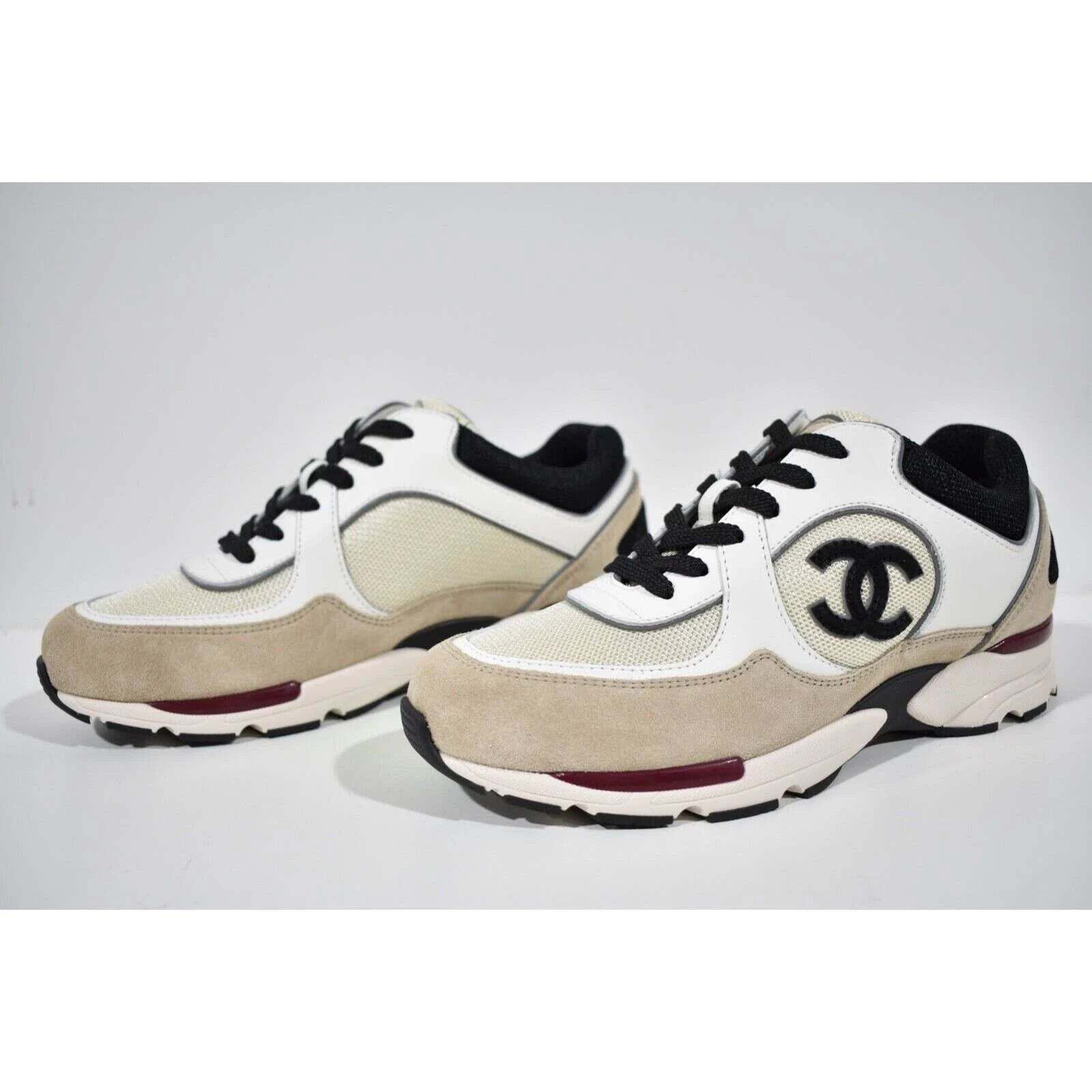 Chanel 22S CC Logo Tie Flat Runner Trainer Sneaker 37 Size US 7 / IT 37 - 8 Thumbnail