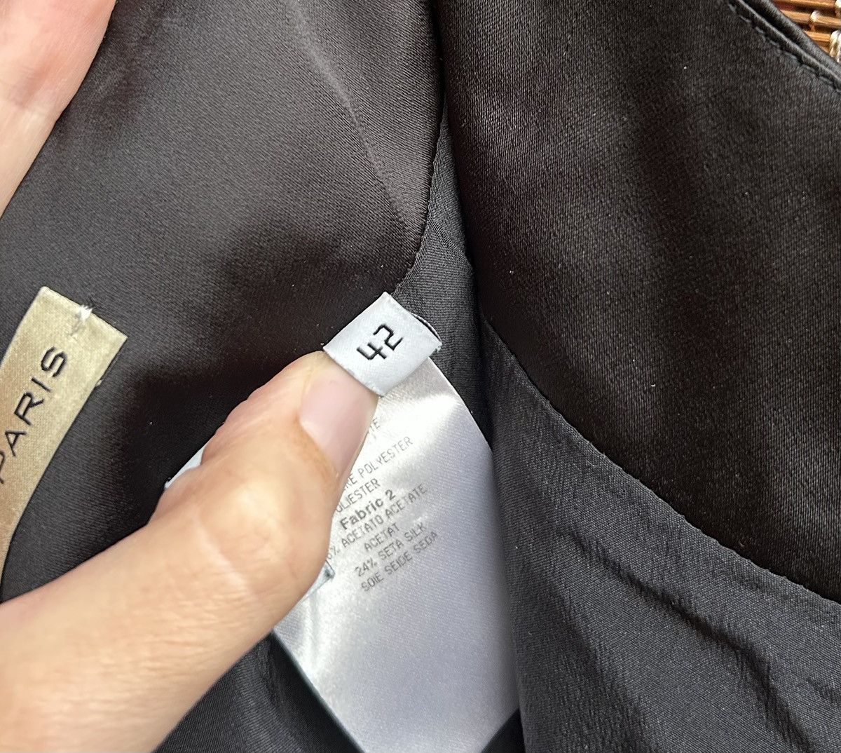 Balenciaga × Vintage Balenciaga Paris F/W 2008 Pencil Satin Skirt Size 42 Size 28" / US 6 / IT 42 - 6 Thumbnail