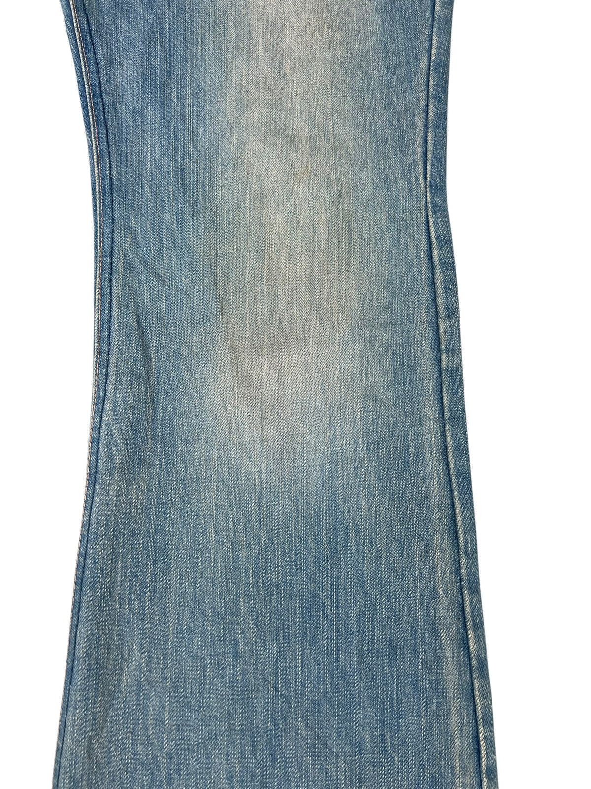 If Six Was Nine Dirty Mud Denim Vintage Acoustic Japan Flare Jeans Size US 31 - 12 Thumbnail