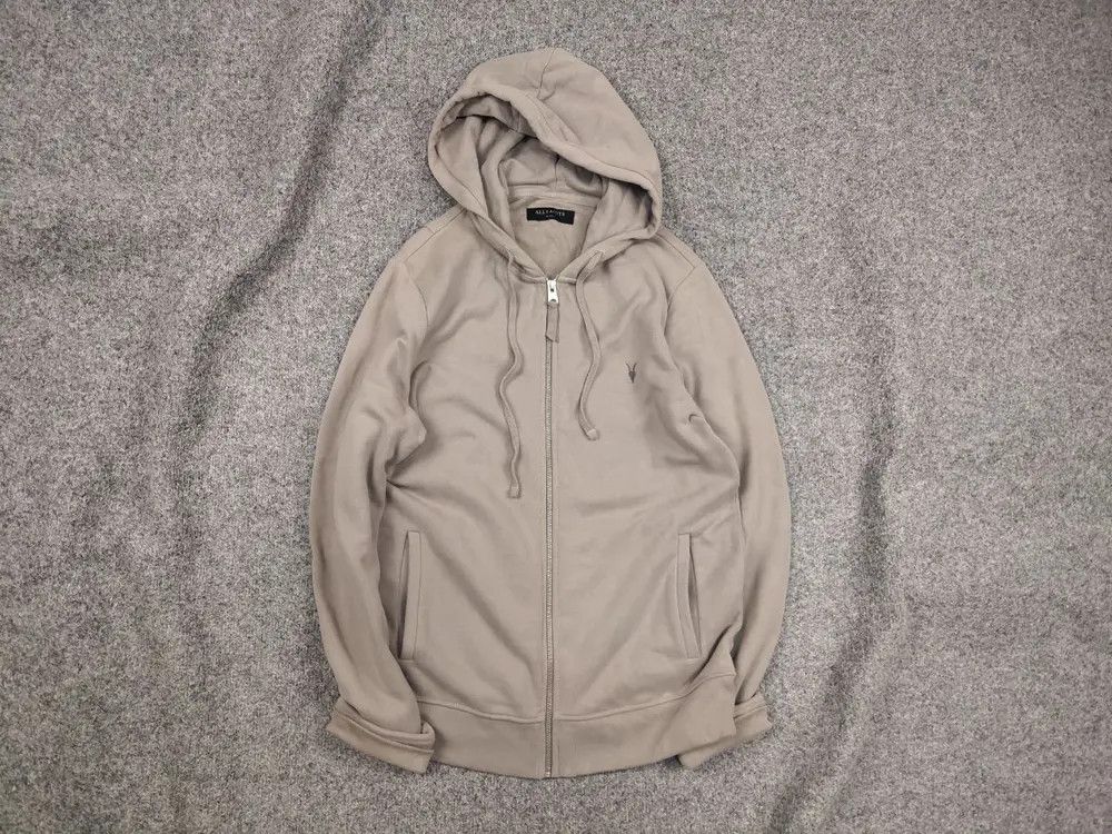 Allsaints Allsaints design Raven Cotton Zip Casual Hoodie Vintage Size US S / EU 44-46 / 1 - 1 Thumbnail