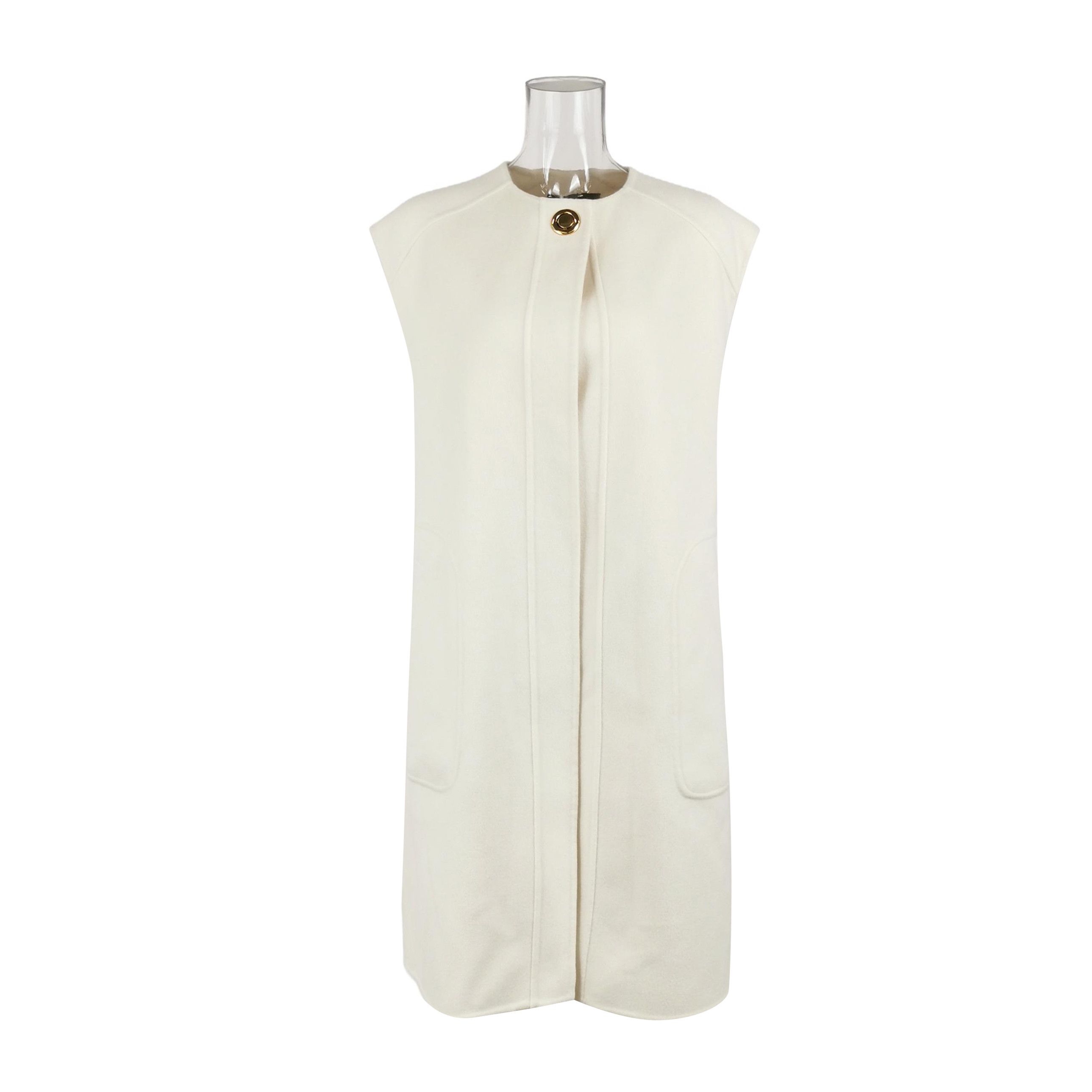 Loro Piana Loro Piana Baby Cashmere Sleeveless Coat Size S Size S / US 4 / IT 40 - 1 Thumbnail