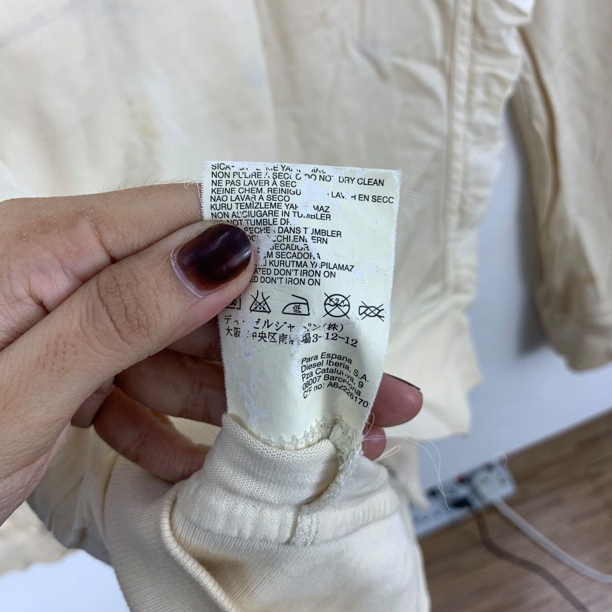Diesel DIESEL ITALY Successful Living Distress Design Hoodie Zipper Size M / US 6-8 / IT 42-44 - 13 Thumbnail