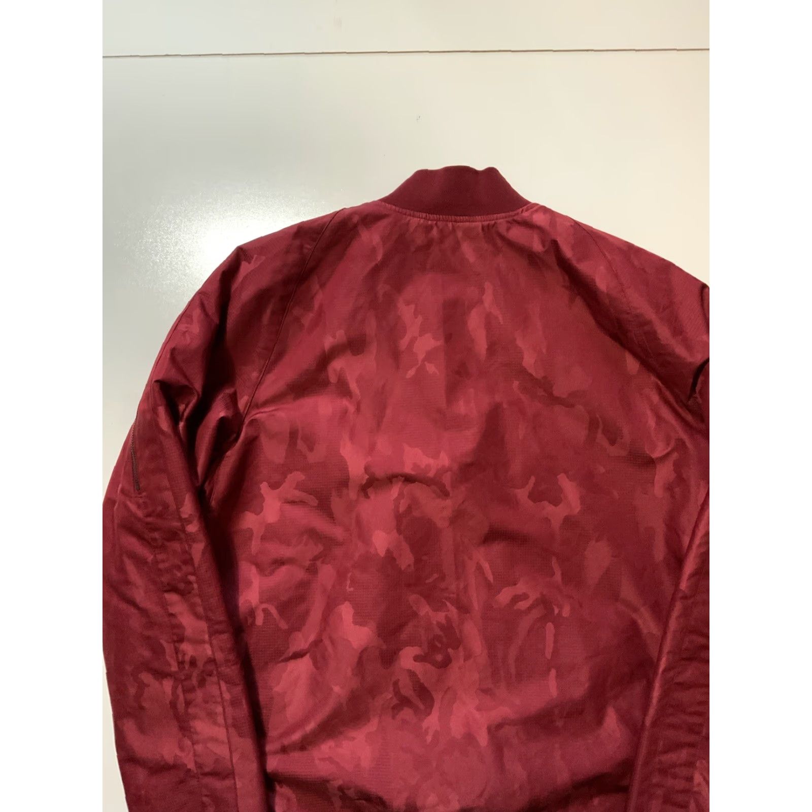 Nike VINTAGE Nike F.C. Football Club Sem Risco Nao Ha Vitoria Red Camouflage Bomber Jacket M Mens Size US M / EU 48-50 / 2 - 4 Thumbnail