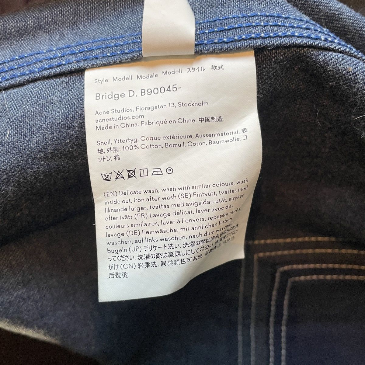 Acne Studios Acne BLÅ Konst jeans shirt Size US L / EU 52-54 / 3 - 7 Thumbnail