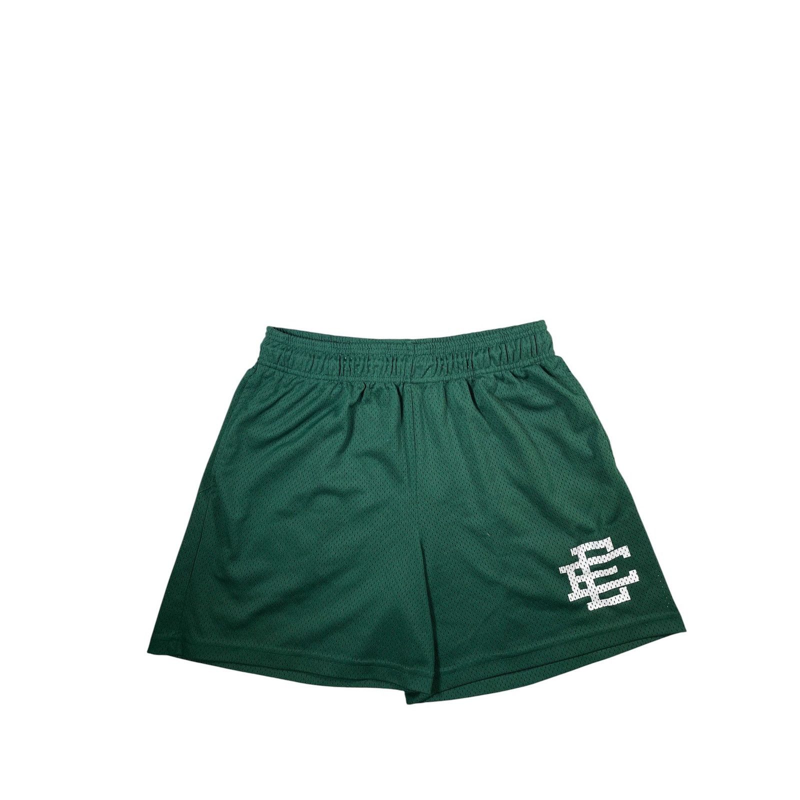 Eric Emanuel Dark Green & White Shorts