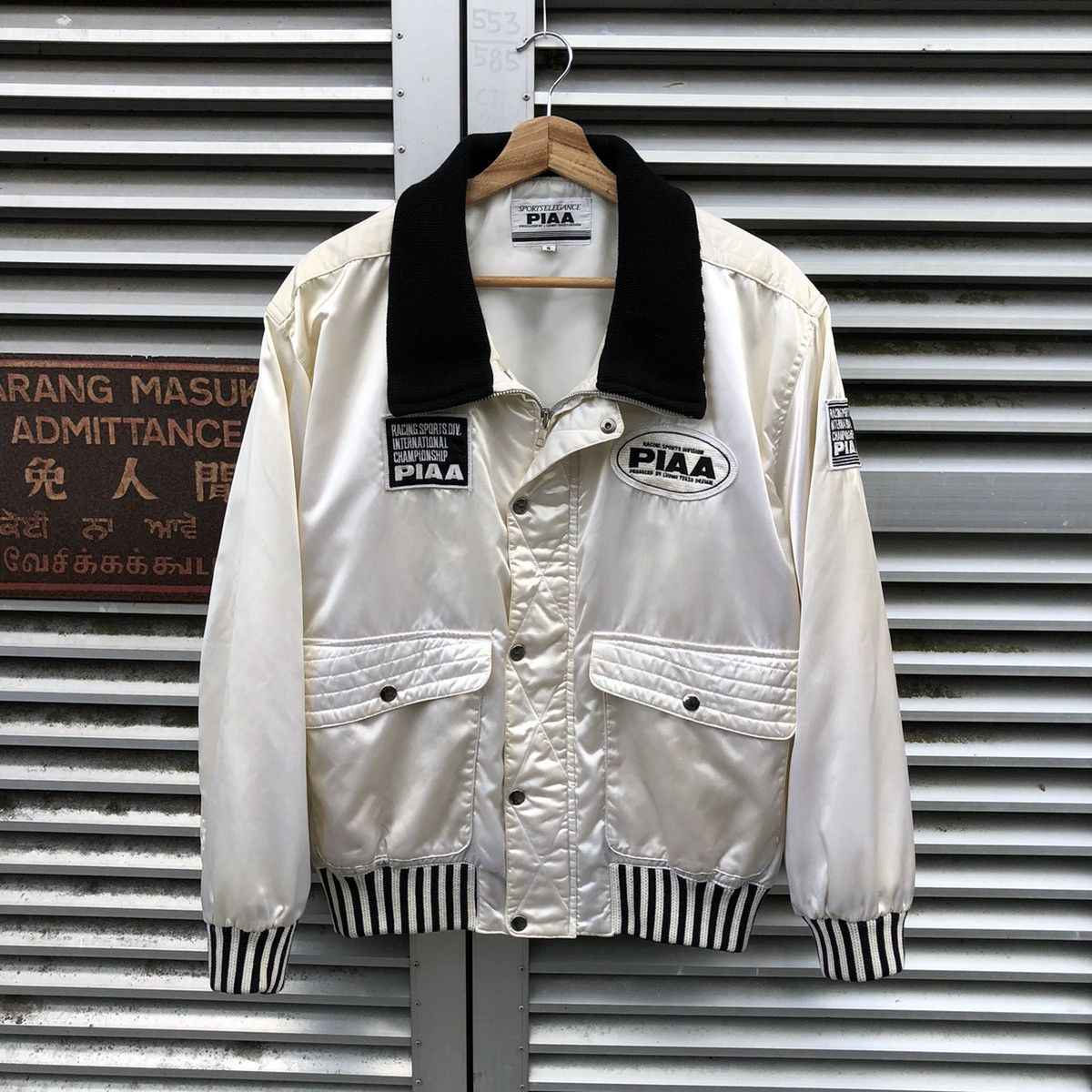 Sports Specialties VTG PIAA Motor Sports Racing Bomber Jacket by L’uomo Terzo Size US M / EU 48-50 / 2 - 2 Thumbnail