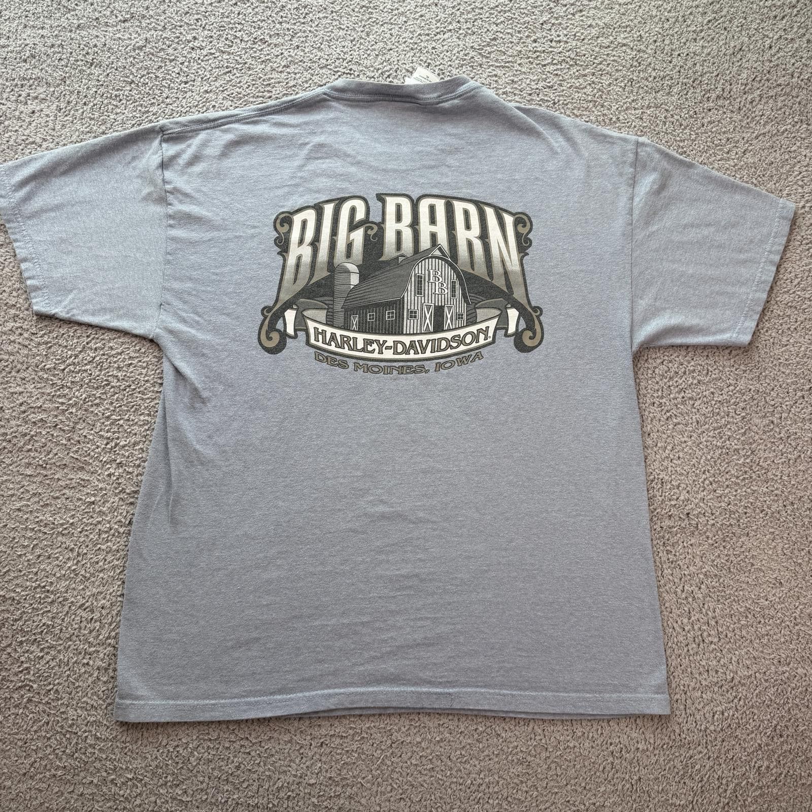 Harley Davidson Harley-Davidson Big Barn Fredericktown Ohio T Shirt USA XL Size US XL / EU 56 / 4 - 2 Thumbnail