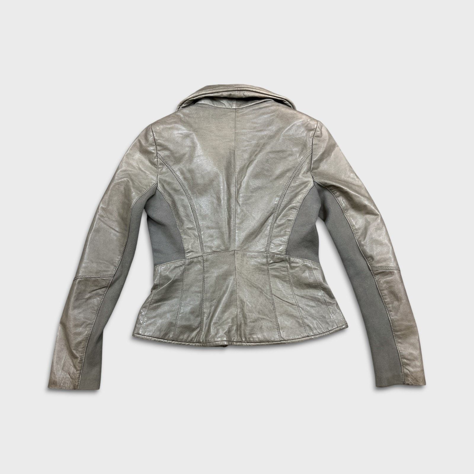Danier Vintage Danier Leather Jacket Silk Floral Damask Line Bomber Size S / US 4 / IT 40 - 4 Thumbnail