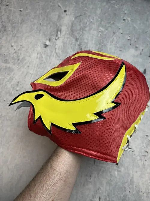 WWE Akasaka x Kudou Ray Misterio 619 mask WWE balaclava rare Size ONE SIZE - 6 Thumbnail