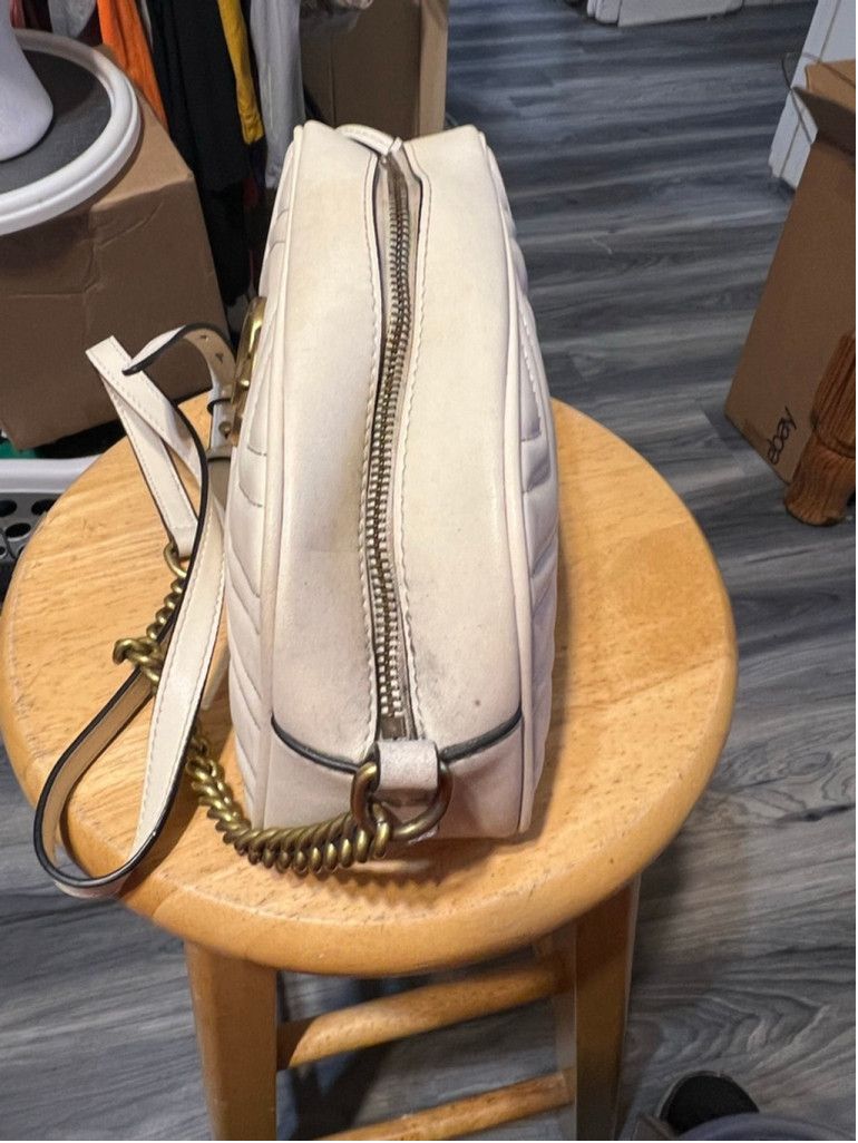 Gucci Women's Gucci GG Crossbody Bag One Size Beige Gold Size ONE SIZE - 2 Thumbnail
