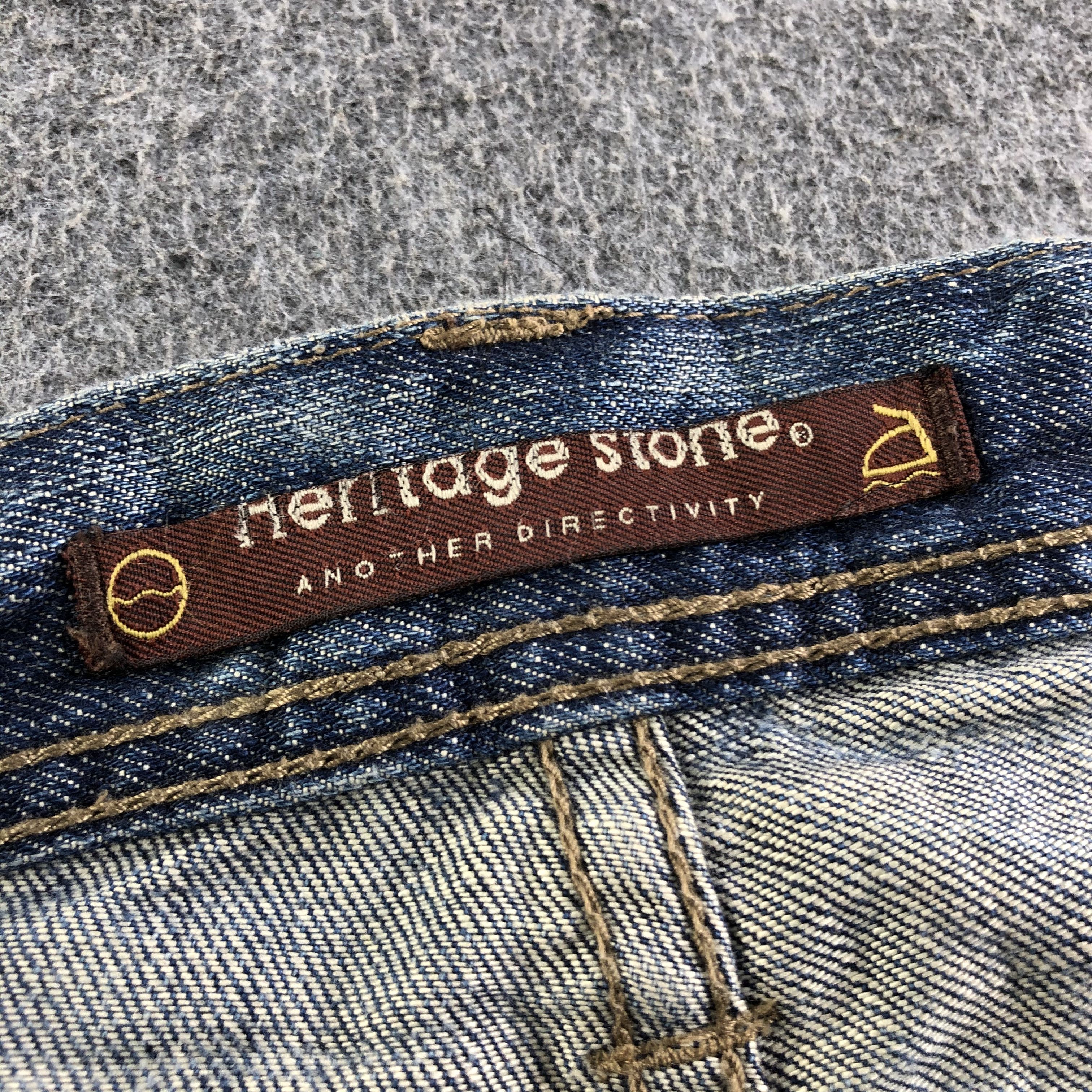 Japanese Brand Vintage Heritage Stone Jeans-J3861 Size US 34 / EU 50 - 8 Thumbnail
