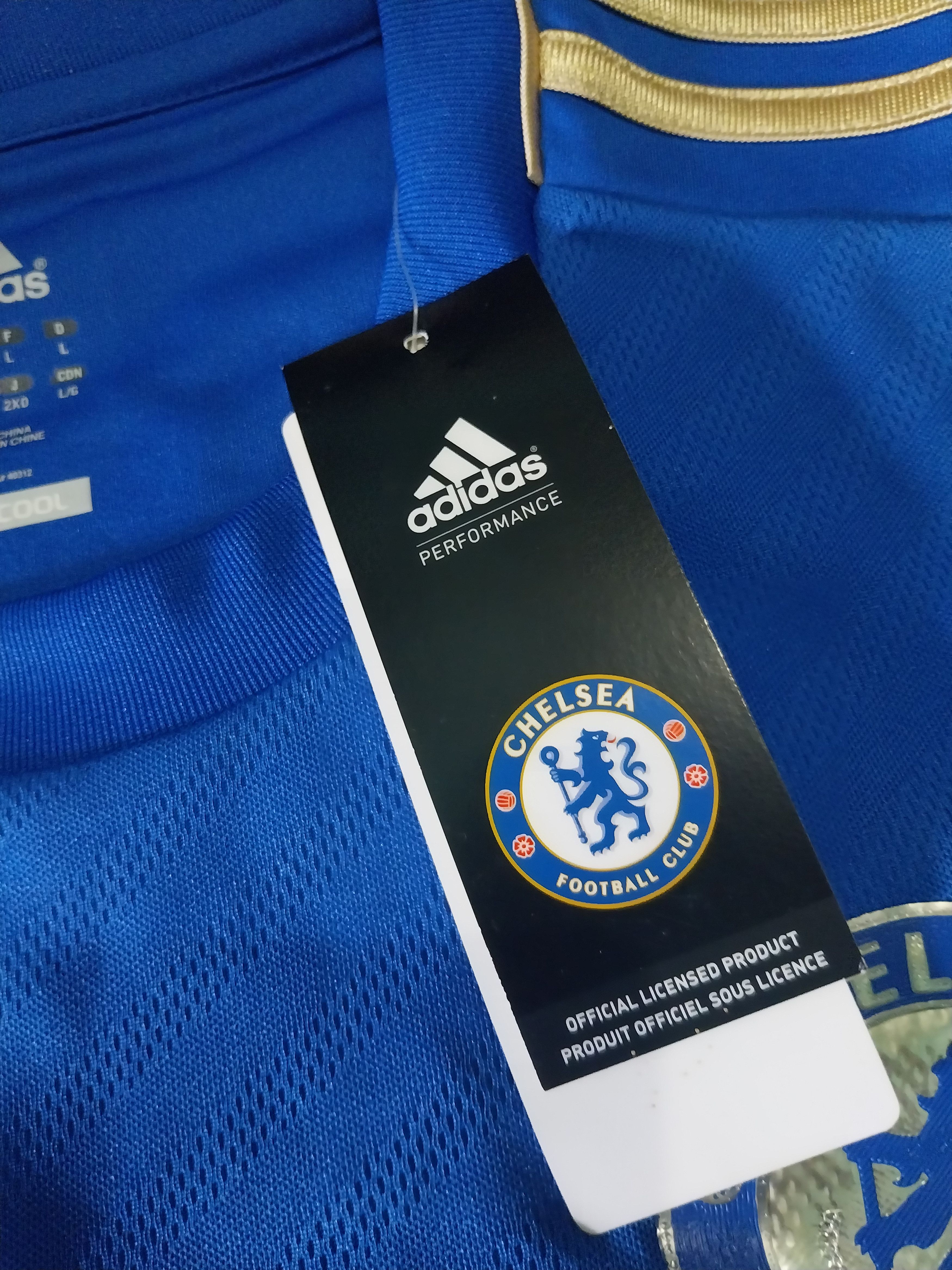 Adidas Chelsea home 2012/2013 eden hazard jersey football Size US L / EU 52-54 / 3 - 7 Thumbnail