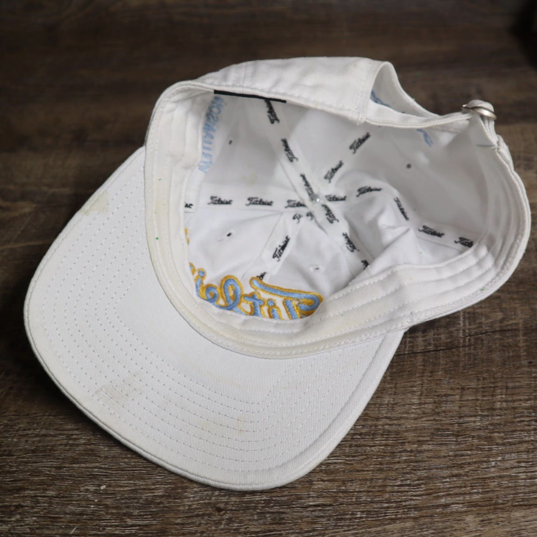 Titleist Titleist Hat Adjustable Adult White Delaware State Williamson 2012 Golf Cap Size ONE SIZE - 6 Thumbnail