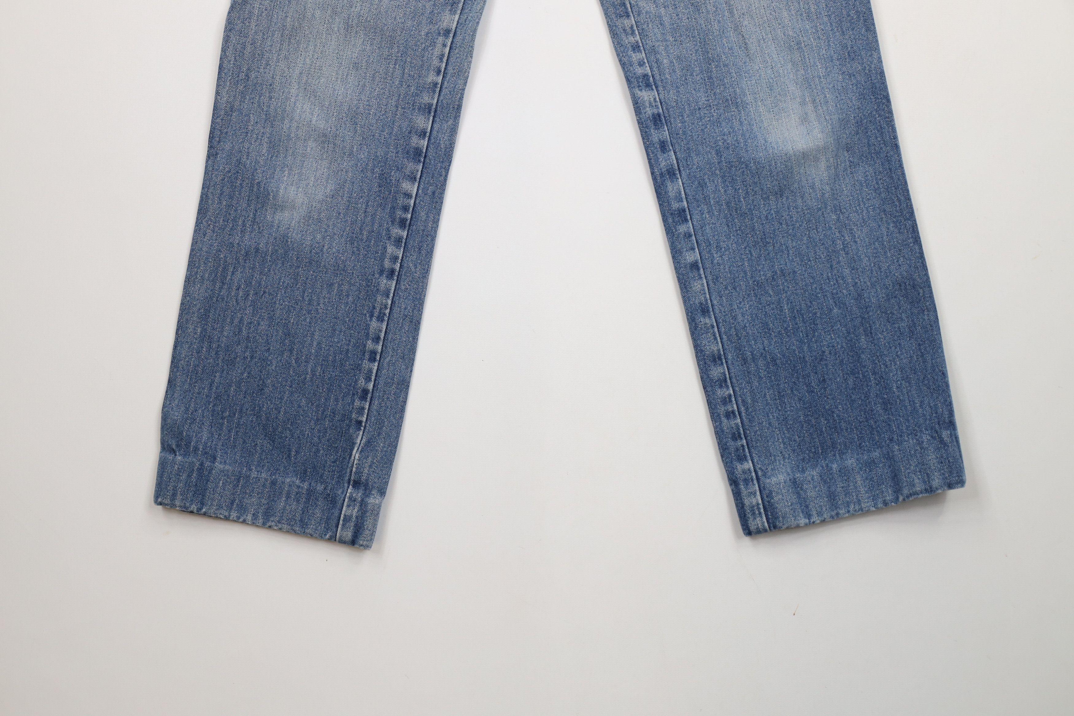 Vintage Vintage 90s Streetwear Straight Leg Denim Jeans Blue Cotton Size 32" / US 10 / IT 46 - 4 Thumbnail
