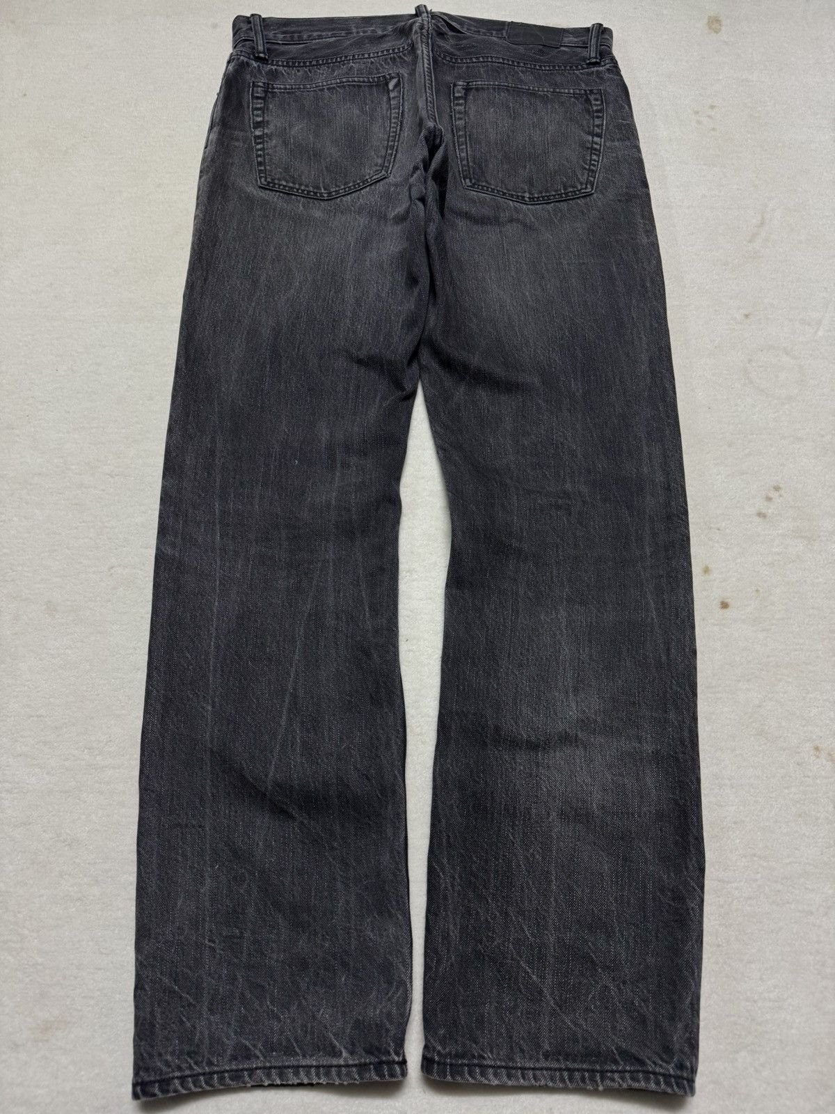 Japanese Brand VINTAGE 2000s GAP THRASHED SICK FADED DISTRESS STRAIGHT JEAN Size US 32 / EU 48 - 2 Thumbnail