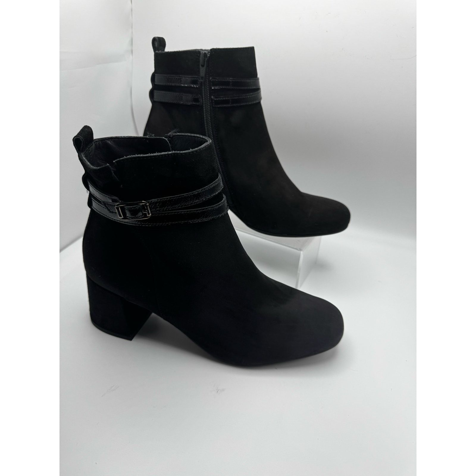 Other Paul Green Sydney Buckle Bootie In Black Suede Combo AU6.5 Size US 9 / IT 39 - 5 Thumbnail