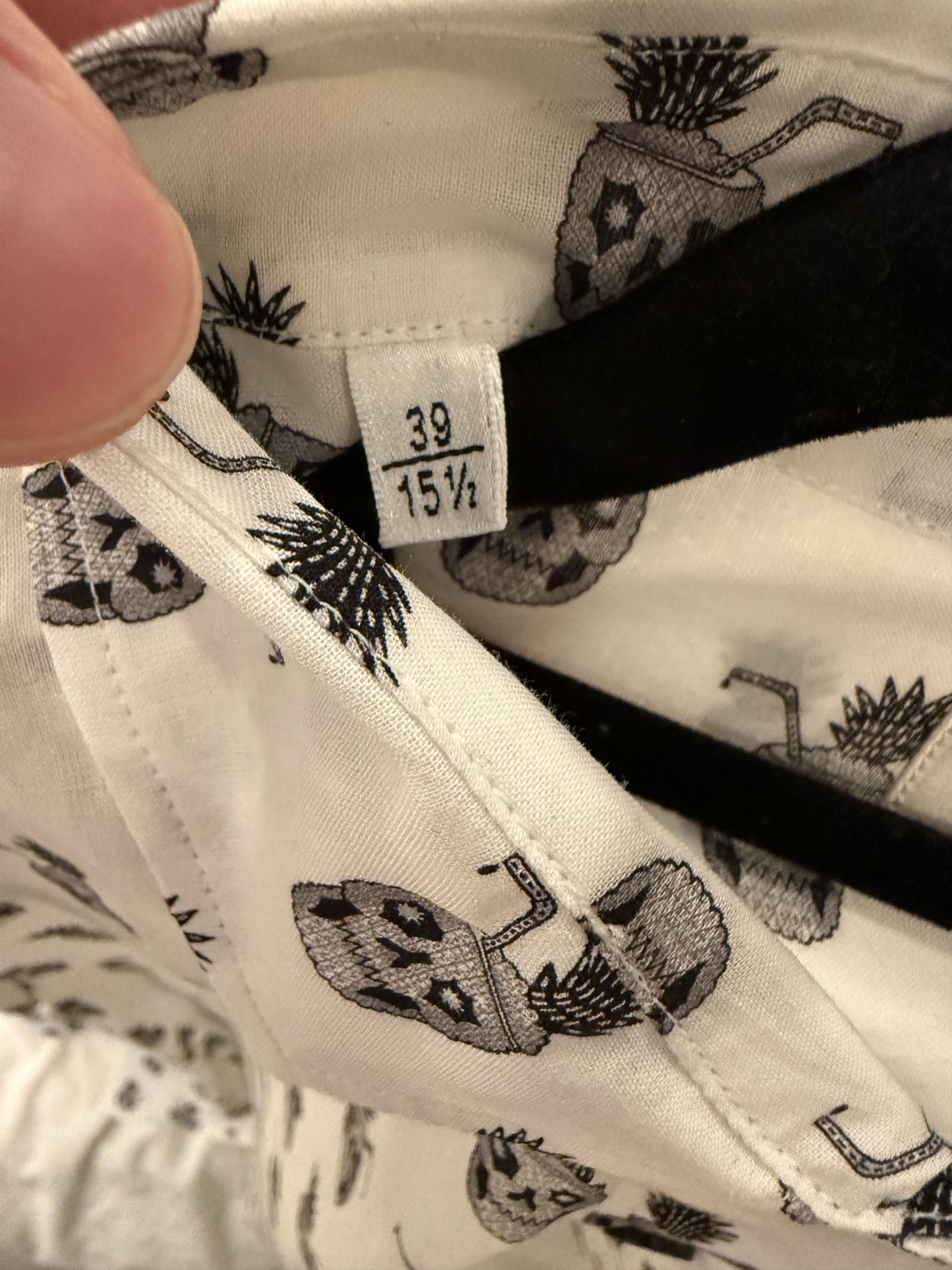 Saint Laurent Paris Saint Laurent 2013 pineapple skull shirt Size US M / EU 48-50 / 2 - 5 Thumbnail