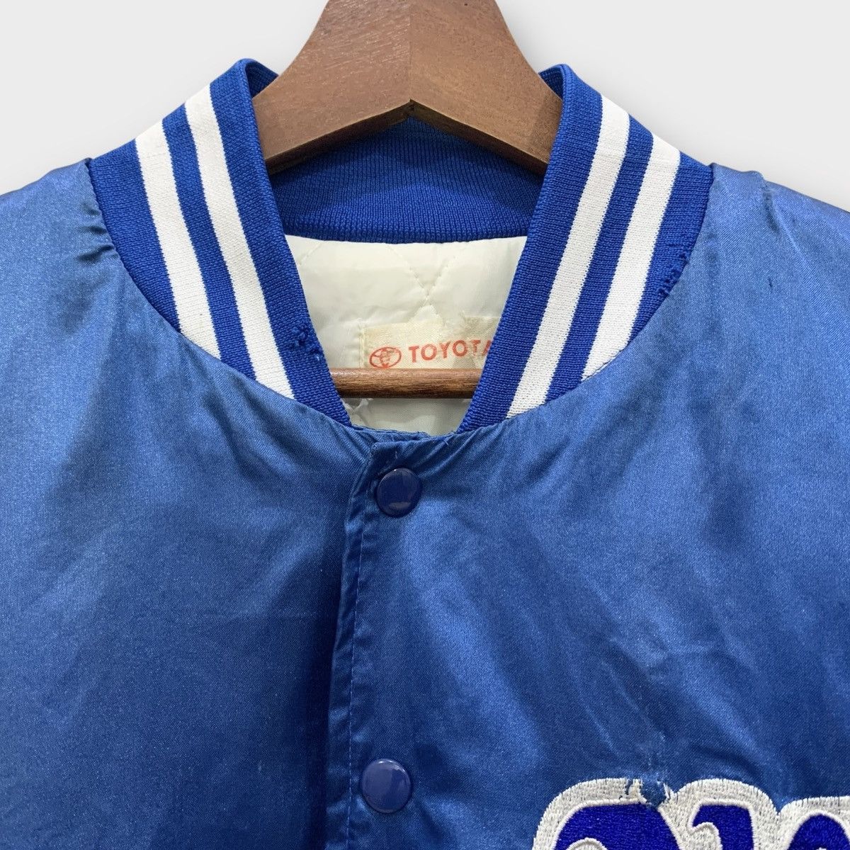 MLB VINTAGE 90s TOYOTA MLB DODGERS VARSITY JACKET BASEBALL Size US L / EU 52-54 / 3 - 9 Thumbnail