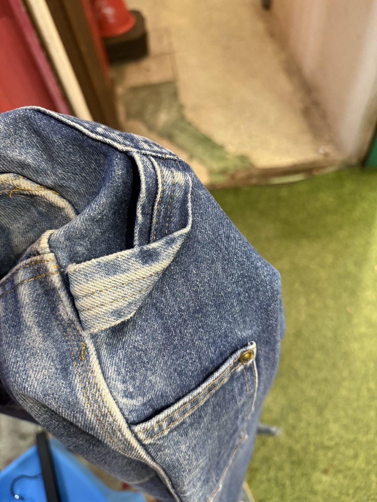 Carhartt Vintage Carhartt B07 DNM double knee carpenter denim 00s Size US 40 / EU 56 - 15 Thumbnail
