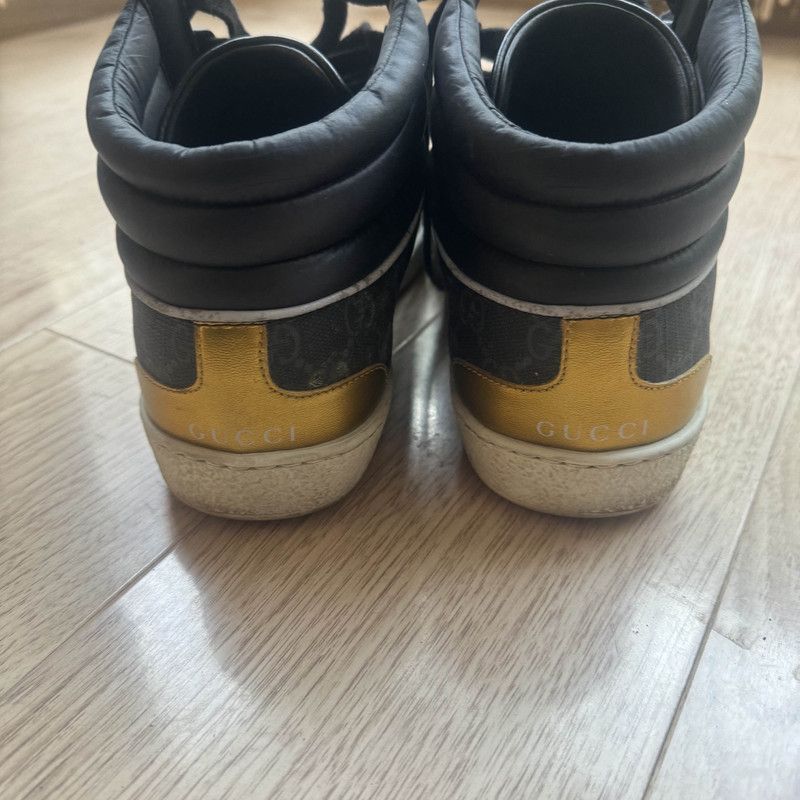Gucci Gucci High-Top Ace Sneakers for Men - Size US 8 / EU 41 - 3 Thumbnail