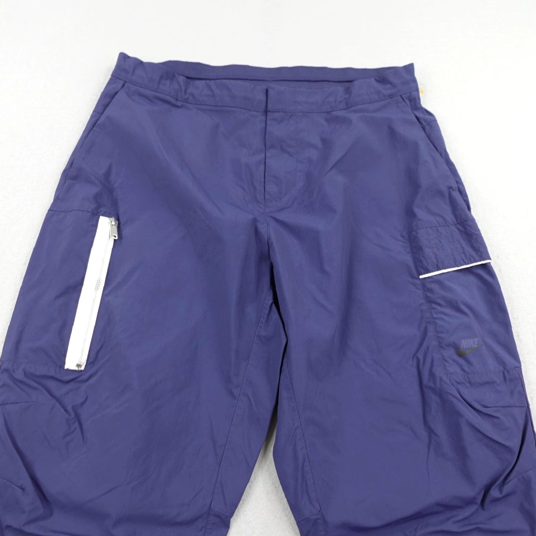 Nike Nike Pants Mens 34 Navy Blue Sportswear Style Utility Cargo Joggers Windbreaker Size US 34 / EU 50 - 2 Thumbnail