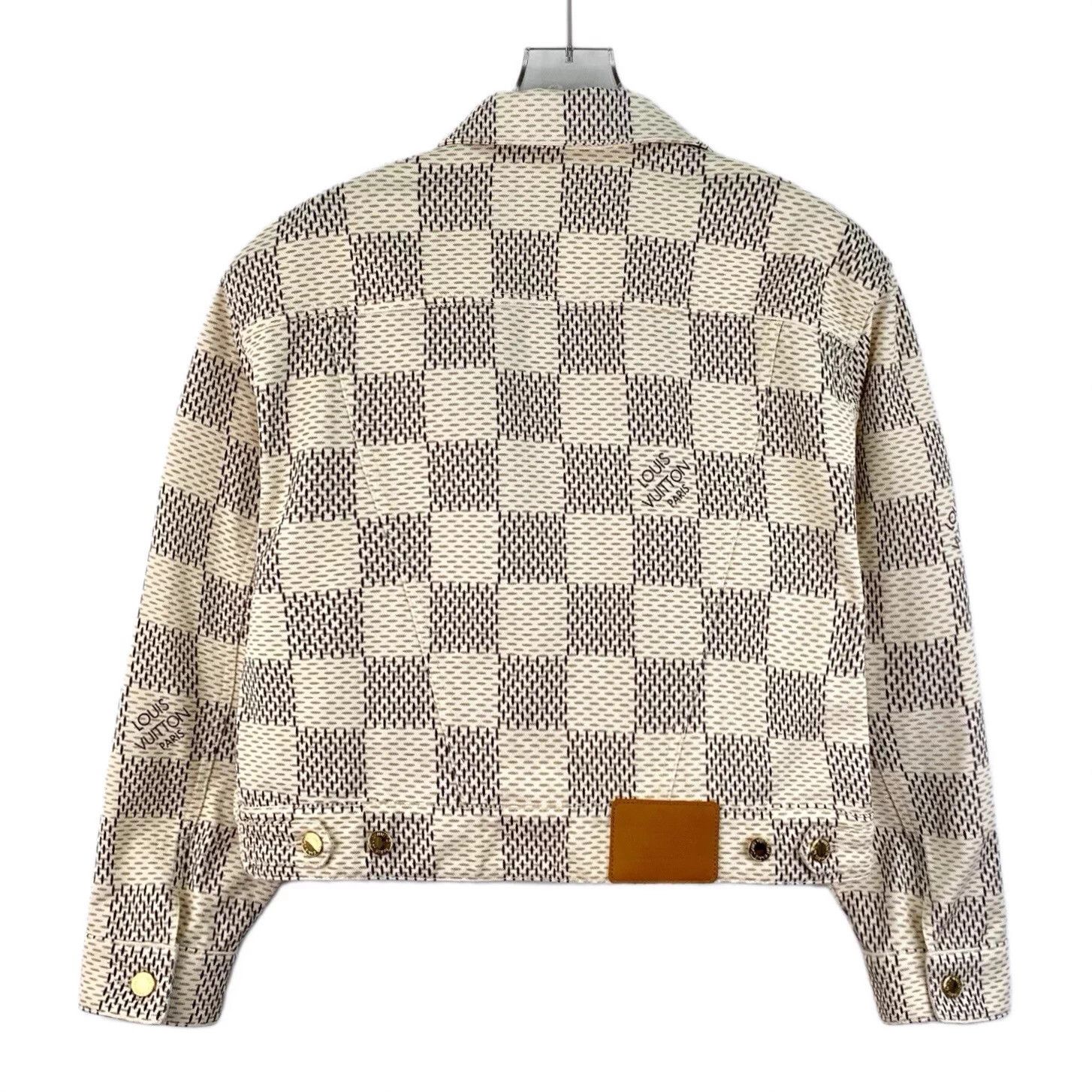 Louis Vuitton LW0028 Louis Vuitton 2022 Color Block Sleeve Denim Jacket, Size XS / US 0-2 / IT 36-38 - 2 Thumbnail