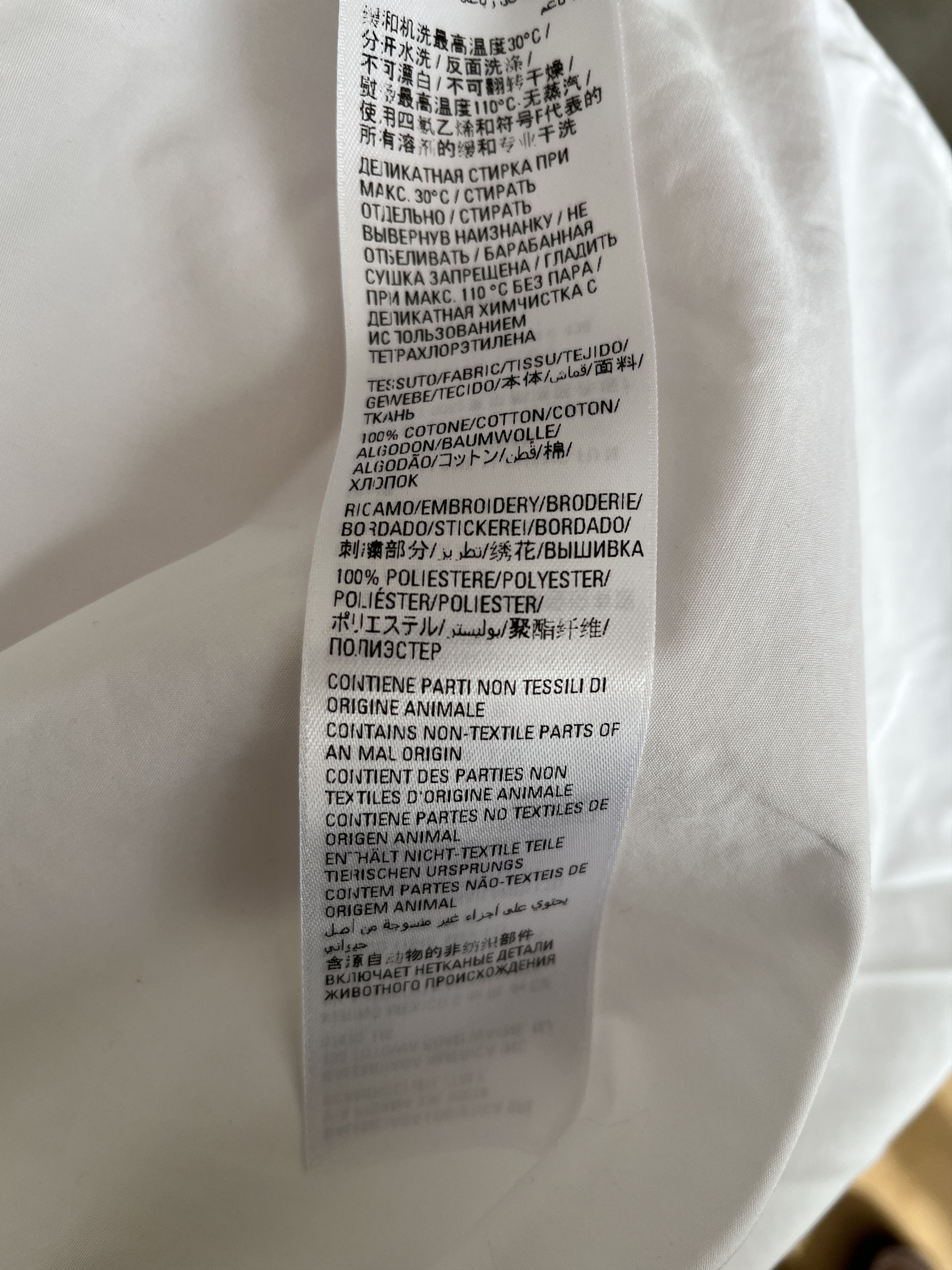 Balenciaga Balenciaga White Drape Collar Cotton Blouse. Small Size XS / US 0-2 / IT 36-38 - 14 Thumbnail