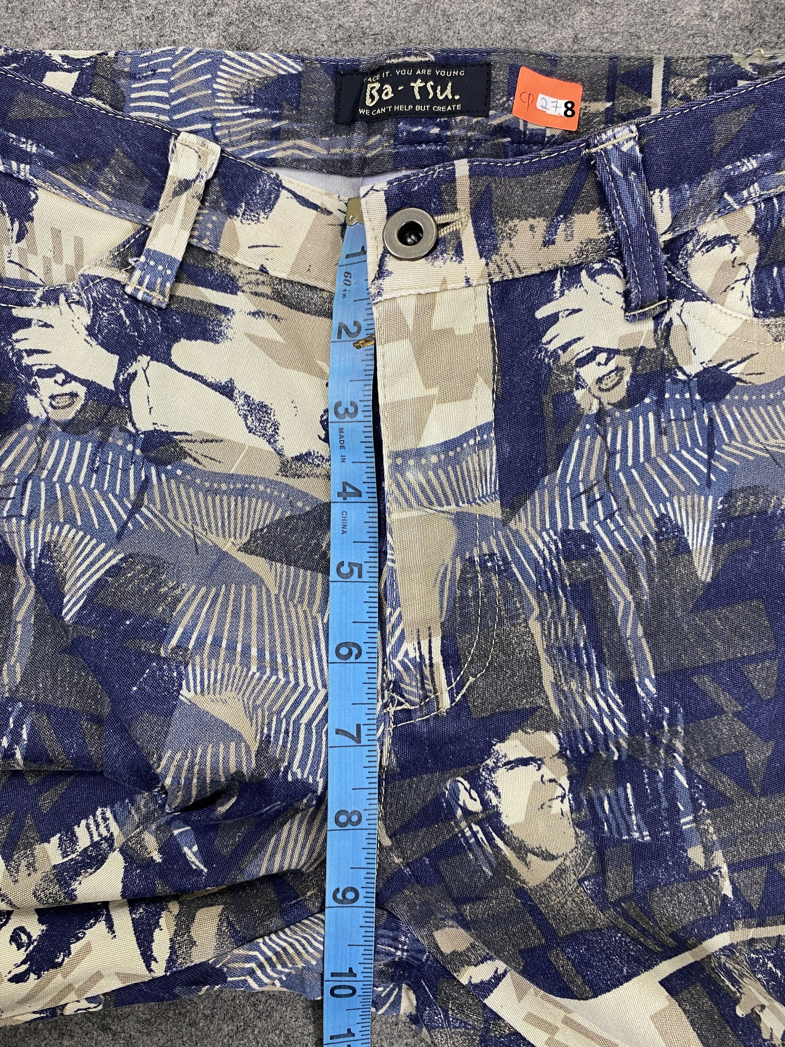 Japanese Brand Vintage Seditionaries Full Print Unisex Pants -CP278 Size US 27 - 4 Thumbnail