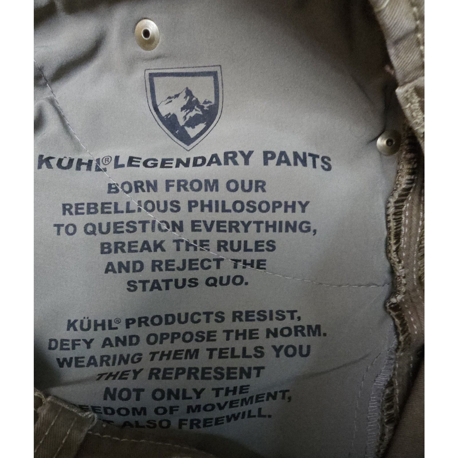 Kuhl Kuhl Rebel Straight Cargo The Original Saddle Stitched 30×29 Size US 30 / EU 46 - 9 Thumbnail