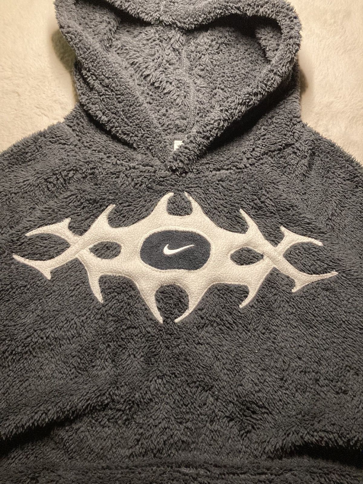 Nike × Vintage ⛩️nike hoodie custom ninja fleece vintage y2k center big logo Size US L / EU 52-54 / 3 - 4 Thumbnail
