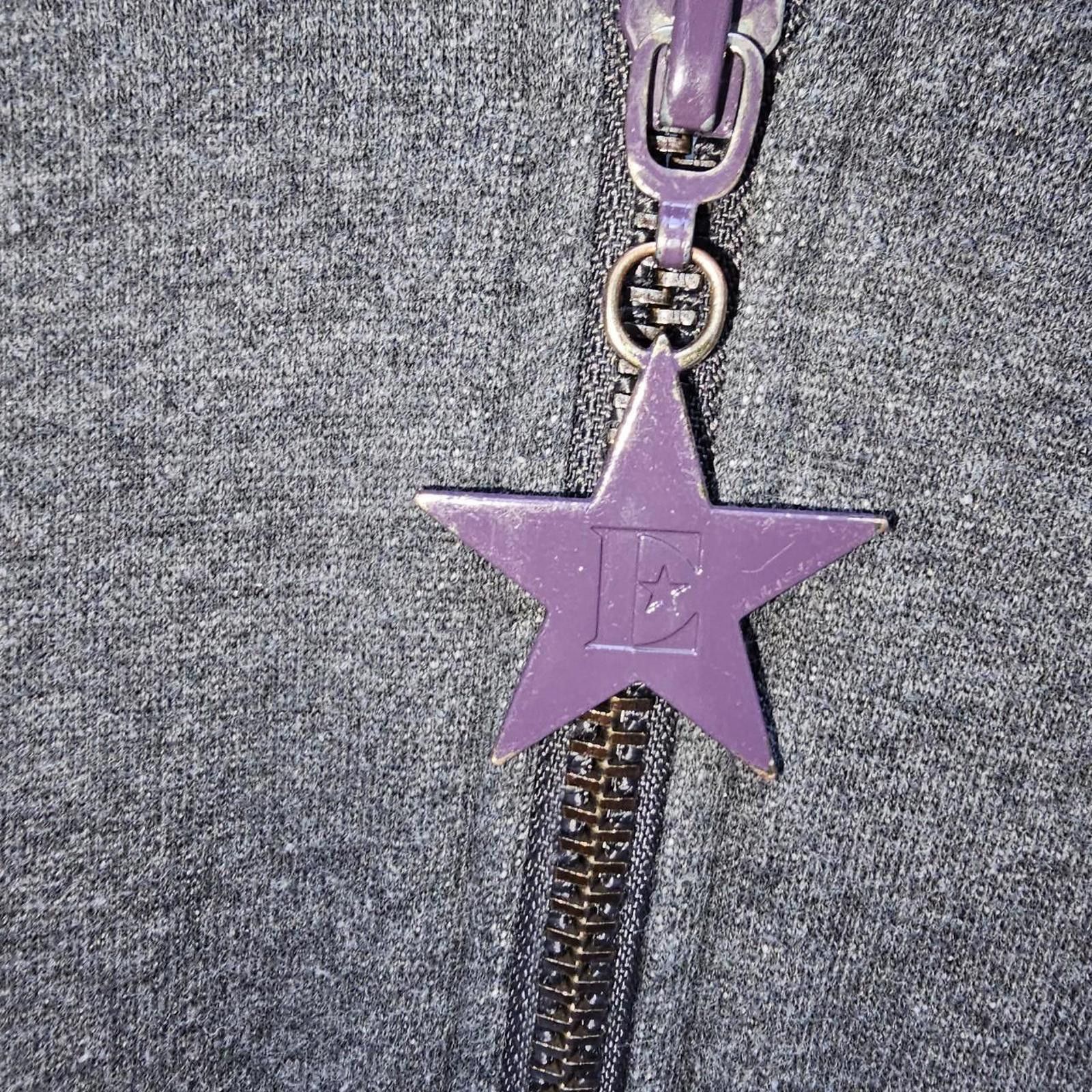 Other Elton John Grey and Purple Hoodie Zip Up Jacket Size S / US 4 / IT 40 - 4 Thumbnail