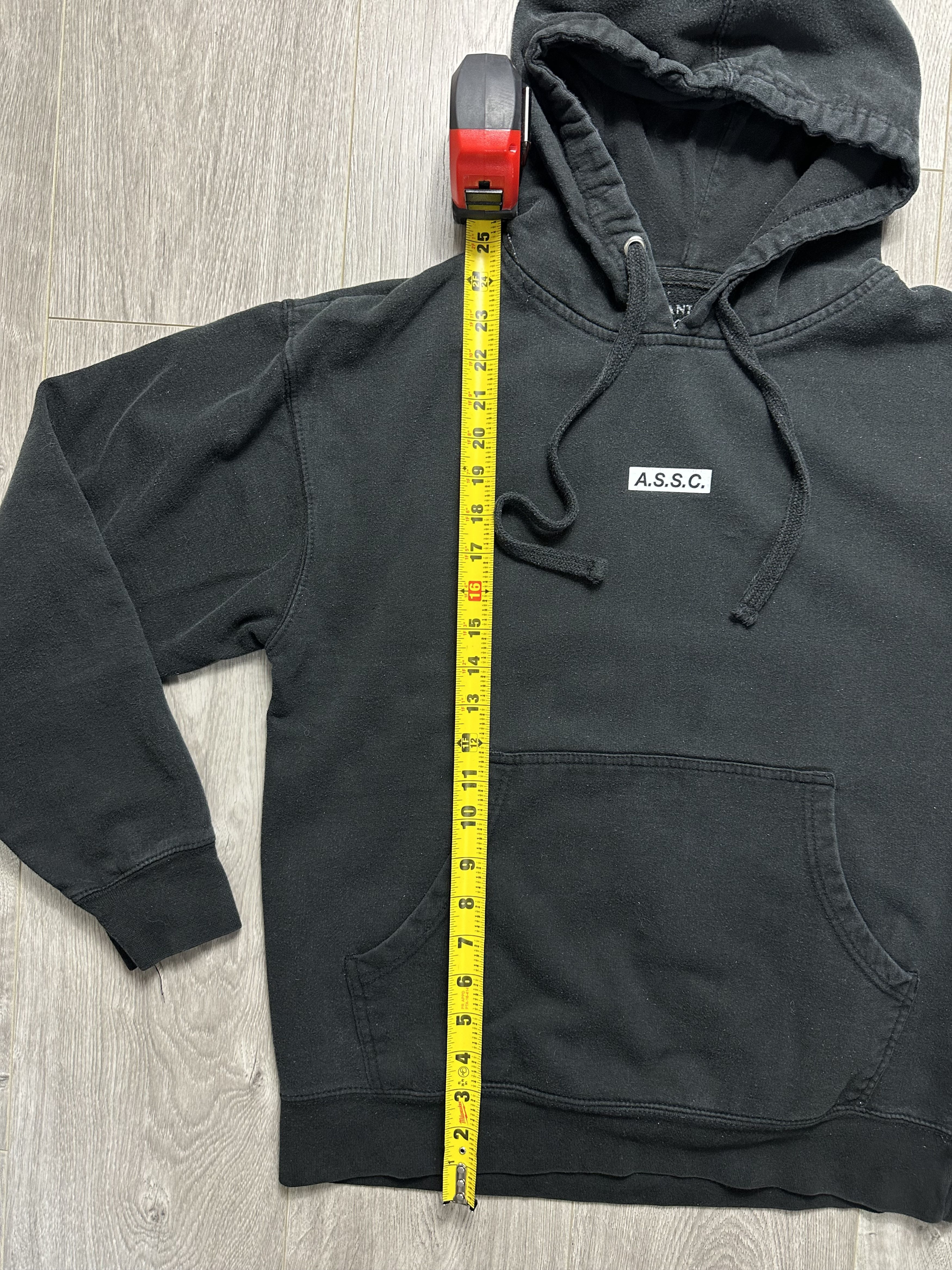 Anti Social Social Club ASSC Box Logo Hoodie Black / White Spellout Size US M / EU 48-50 / 2 - 9 Thumbnail