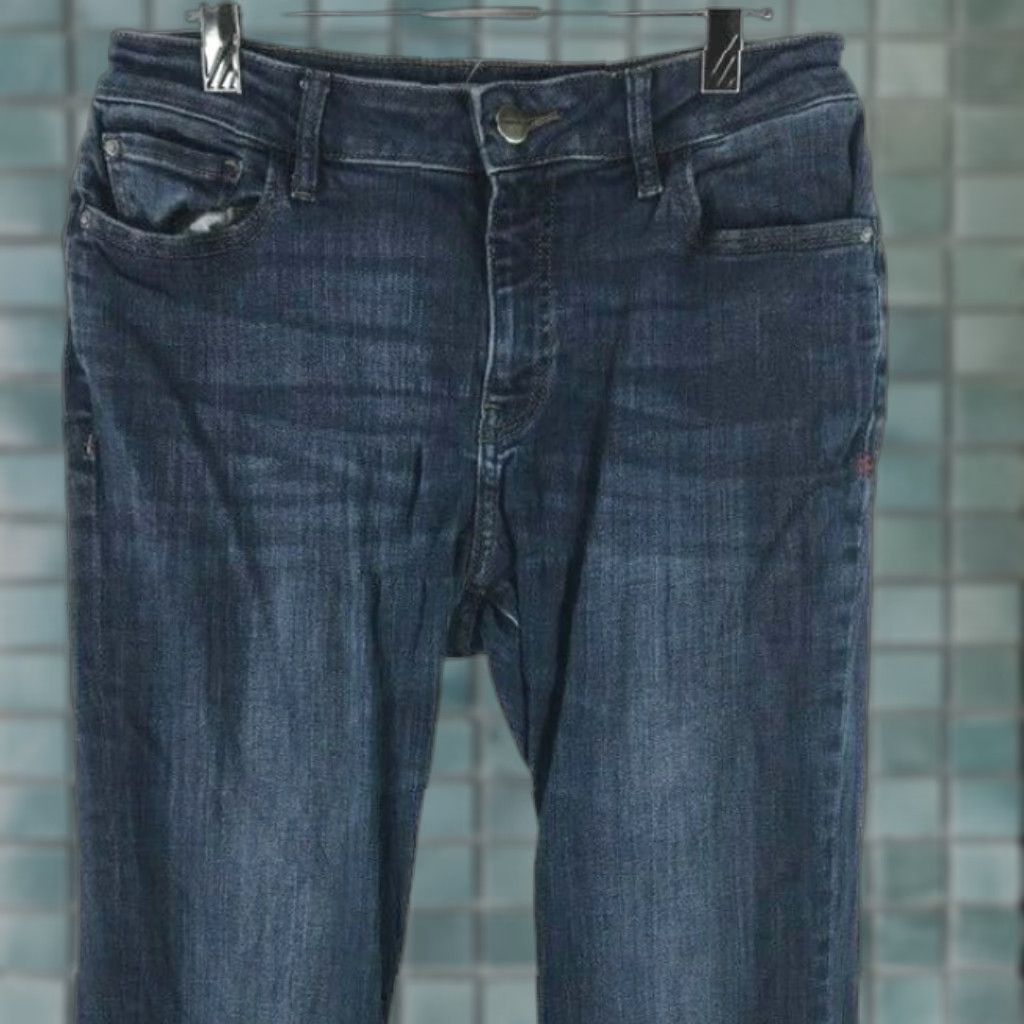 Denime VINTAGE Warp + Weft Jeans Oakland Straight Regular Denim Blue 29x33 Mens 29 Regular Blue Vintage 90s Style Mens Jeans Size US 29 - 1 Thumbnail