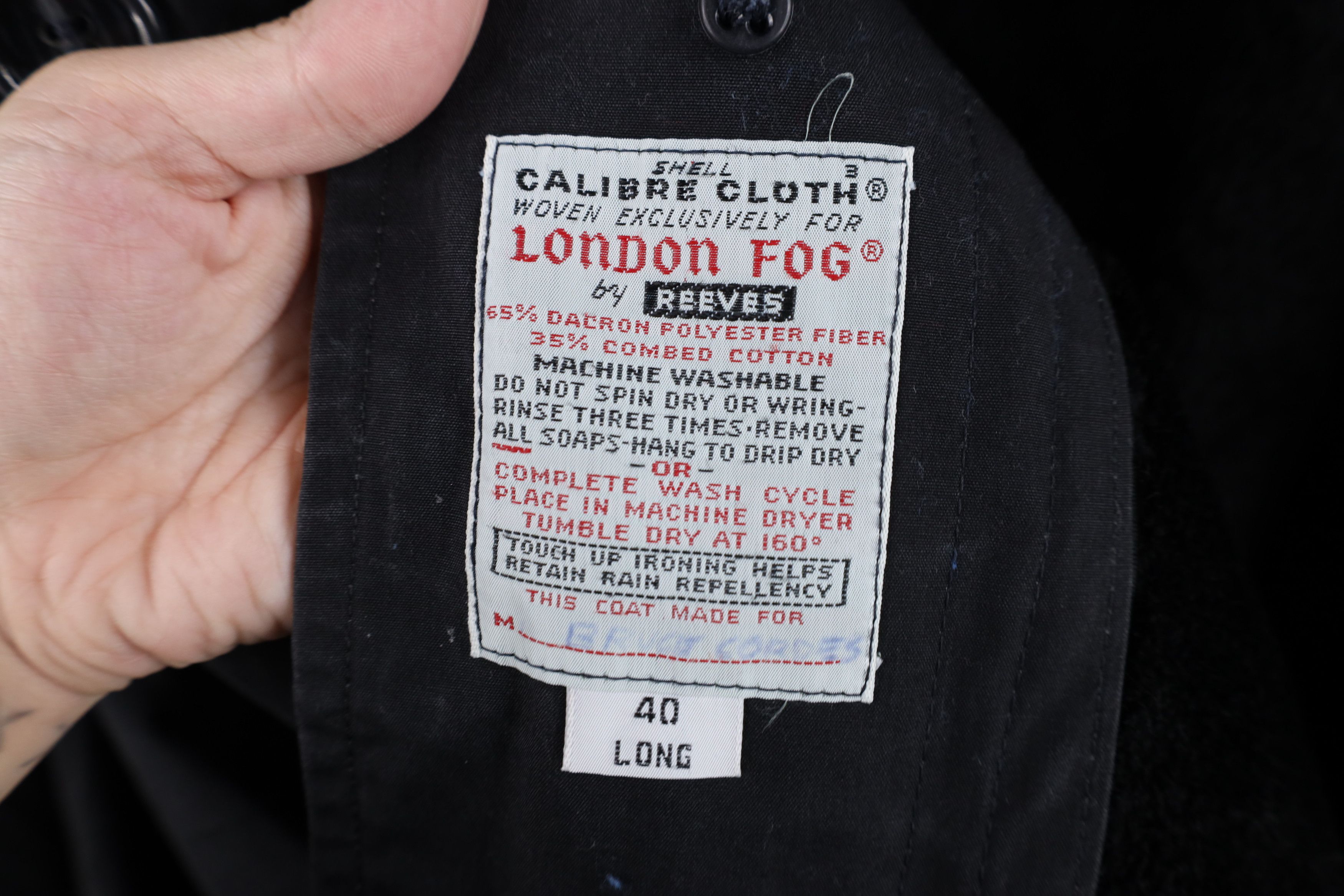 Vintage Vintage 70s Streetwear Mohair Lined Trench Coat Black USA Size US XL / EU 56 / 4 - 13 Thumbnail