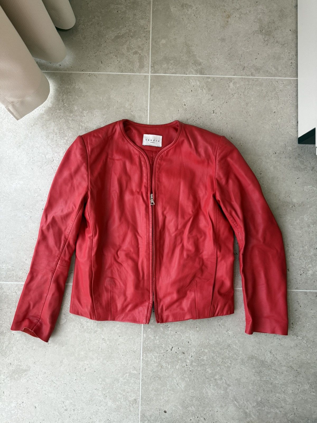 Sandro Sandro paris women jacket goat leather size 2 Size M / US 6-8 / IT 42-44 - 1 Thumbnail