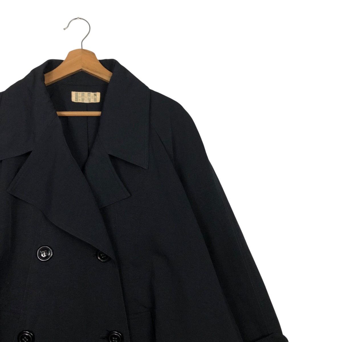 Issey Miyake 📌Rich Black Vintage Long Jacket Runway Design The Ginza Size US M / EU 48-50 / 2 - 7 Thumbnail