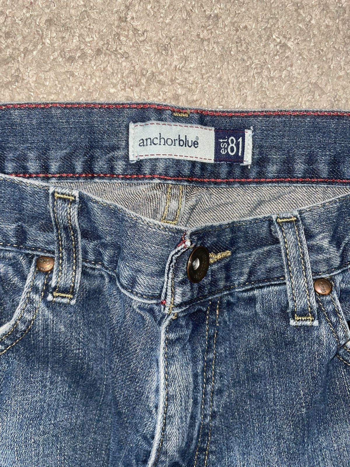 Anchor Blue × JNCO × Vintage Anchor Blue Baggy Loose Jeans Size 33x32 Size US 33 - 2 Thumbnail