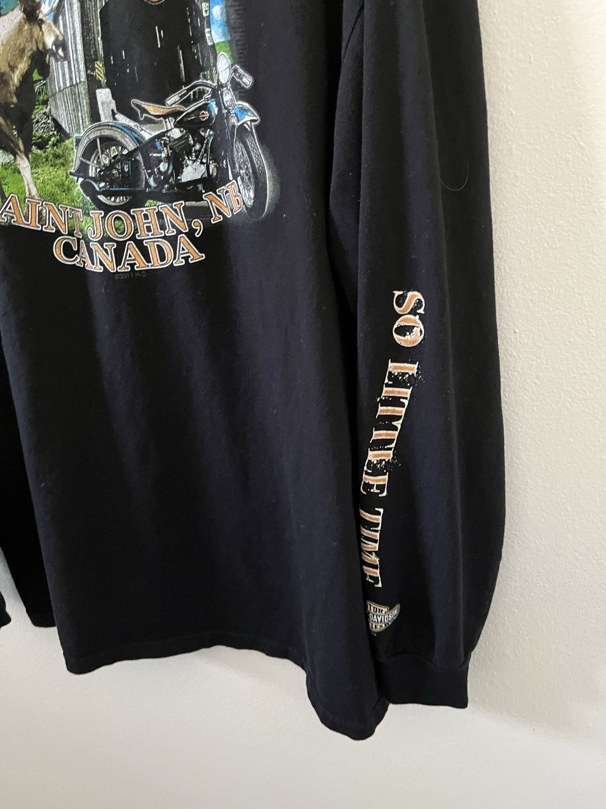 Harley Davidson 2010 Harley Davidson Long Sleeve Shirt Size US XXL / EU 58 / 5 - 10 Thumbnail