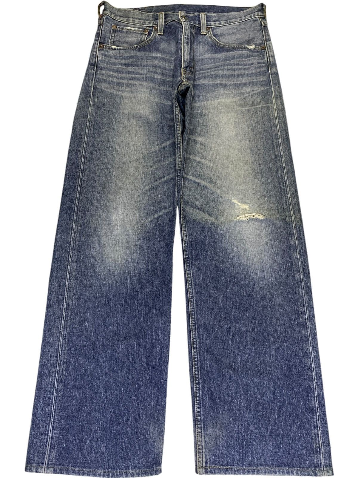 Levi's Vintage 90s Levis 503 Faded Wash Distressed Baggy Jeans Size US 31 - 1 Thumbnail