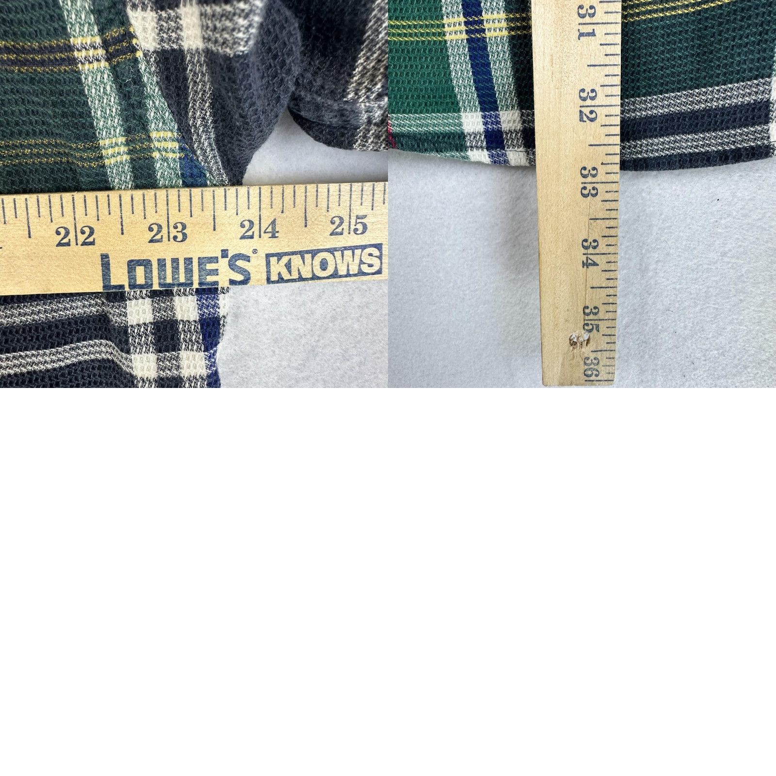 Chaps Chaps Shirt Mens L Plaid Short Sleeve Button-Down Crest Embroidered Cotton Casual Green Size US L / EU 52-54 / 3 - 8 Thumbnail