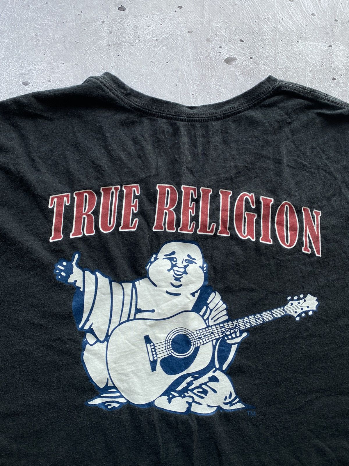 True Religion × Vintage ☠️Vintage True Religion Big Logo T shirt Rare Y2K Retro hype Size US XL / EU 56 / 4 - 2 Thumbnail