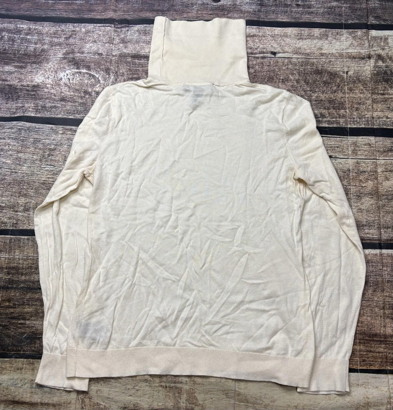Lauren Ralph Lauren Lauren Ralph Lauren Sweater Womens L Cotton Modal FLAWED Size L / US 10 / IT 46 - 3 Thumbnail