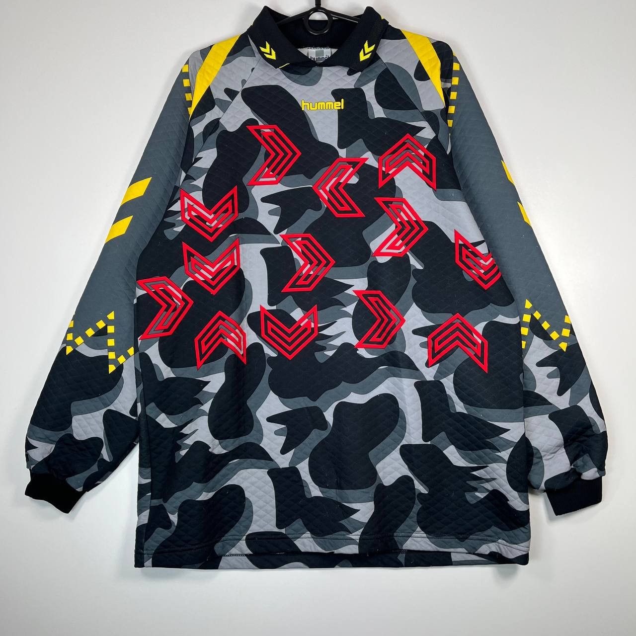 Hummel Hummel Goalkeeper Padded Jersey Camouflage Long Sleeve Sz L Size US L / EU 52-54 / 3 - 1 Thumbnail